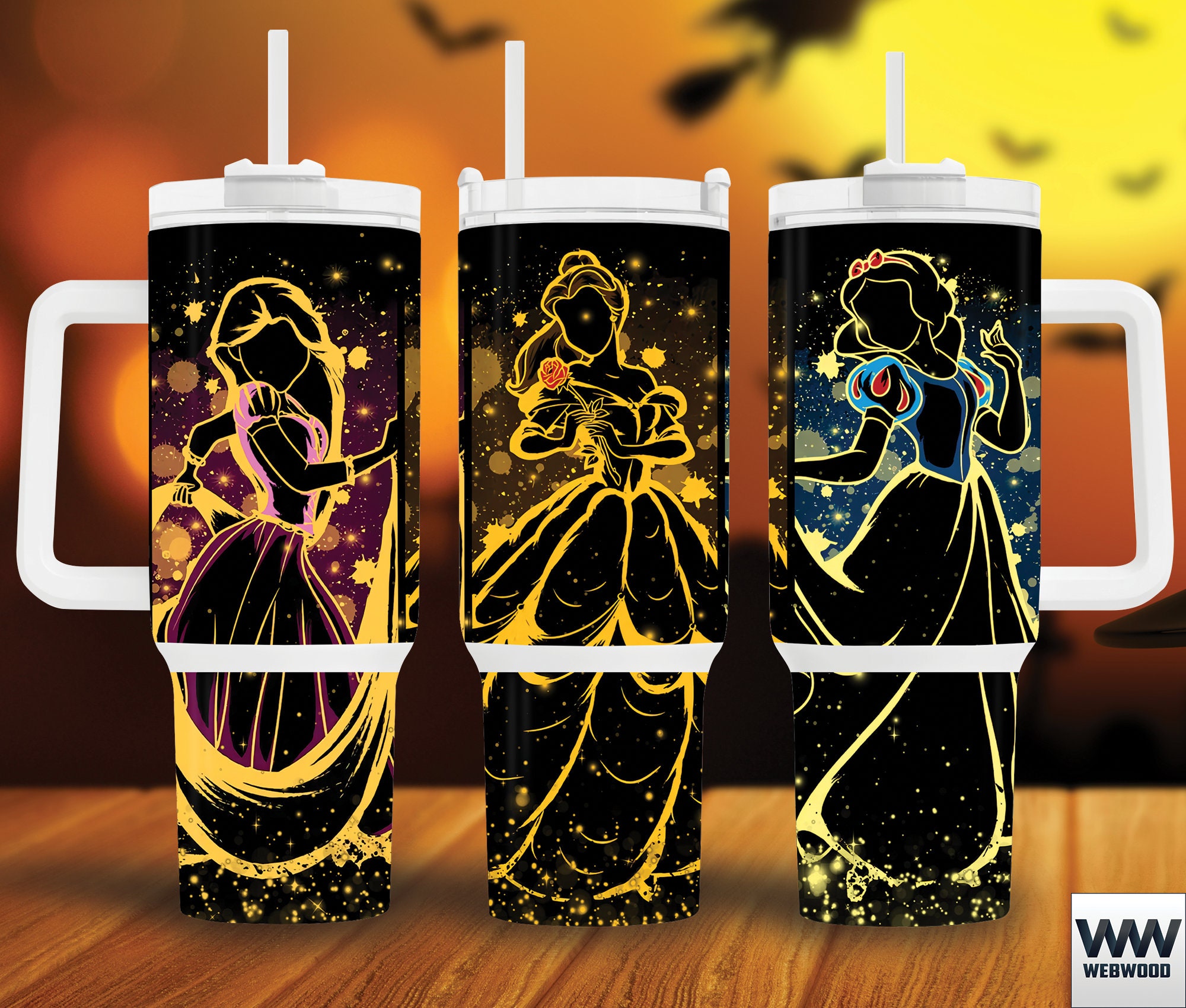 Disney Princesses Cartoon Custom Stanley Cup 40 oz 30 oz Tumbler With HandleTVC2301159