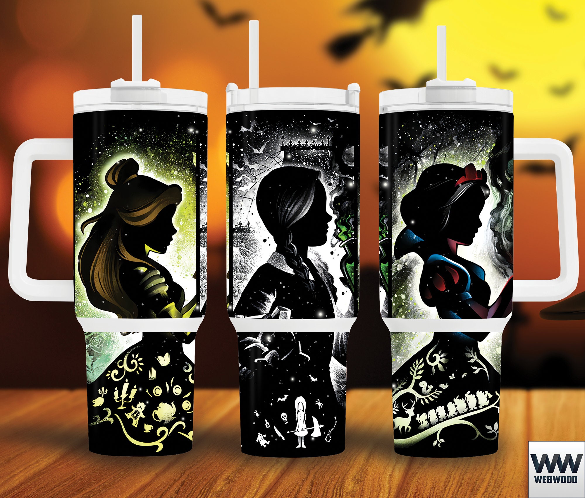 Disney Princesses Cartoon Custom Stanley Cup 40 oz 30 oz Tumbler With HandleTVC2301161