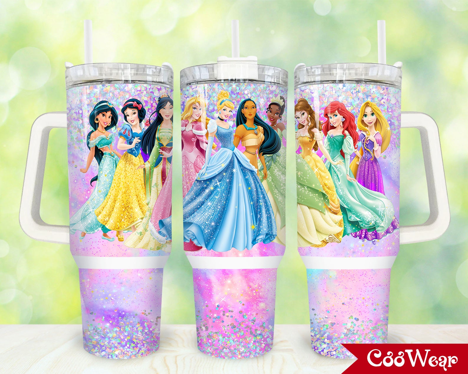Disney Princesses Cartoon Custom Stanley Cup 40 oz 30 oz Tumbler With HandleTVC2301858