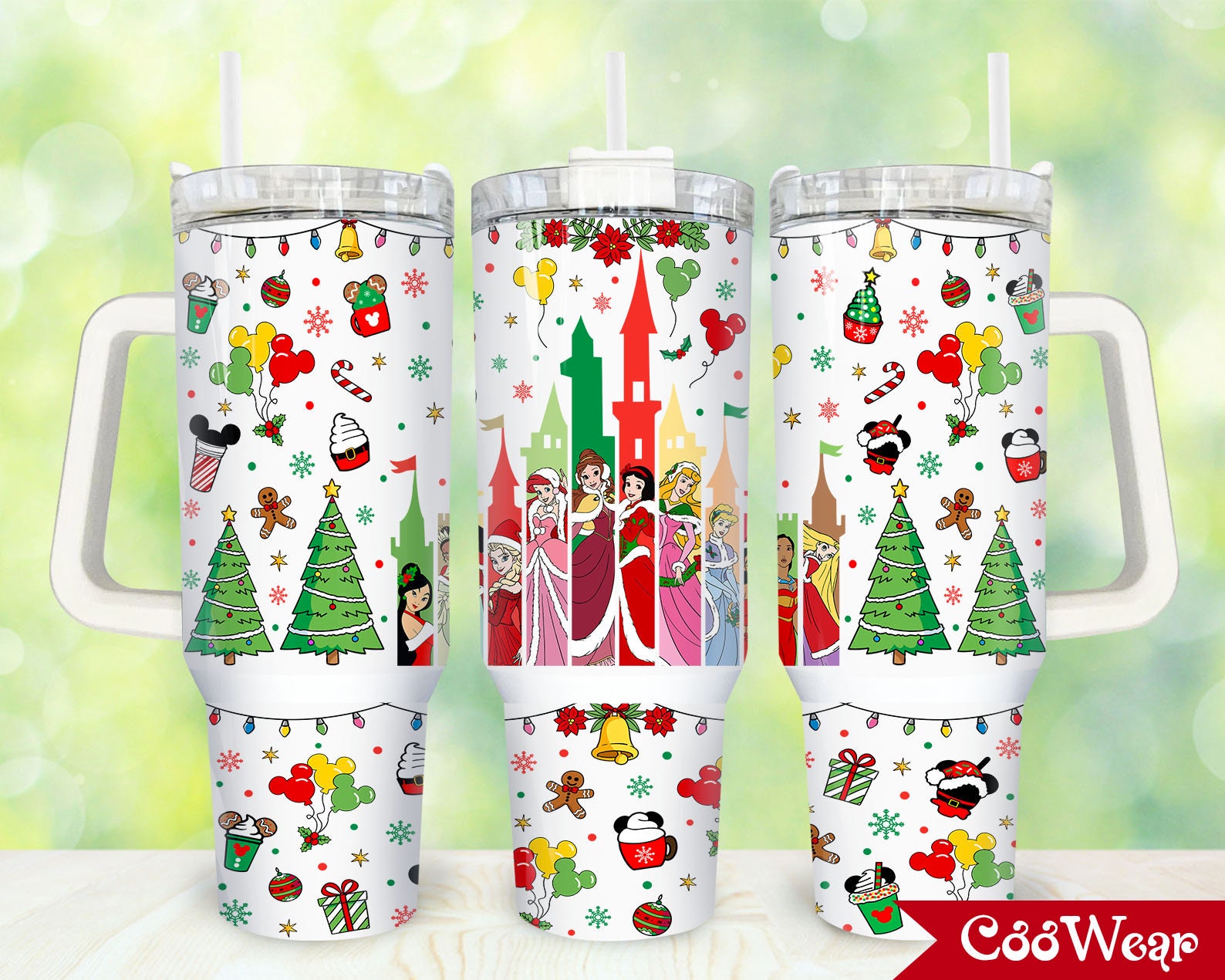 Disney Princesses Cartoon Custom Stanley Cup 40 oz 30 oz Tumbler With HandleTVC2301876