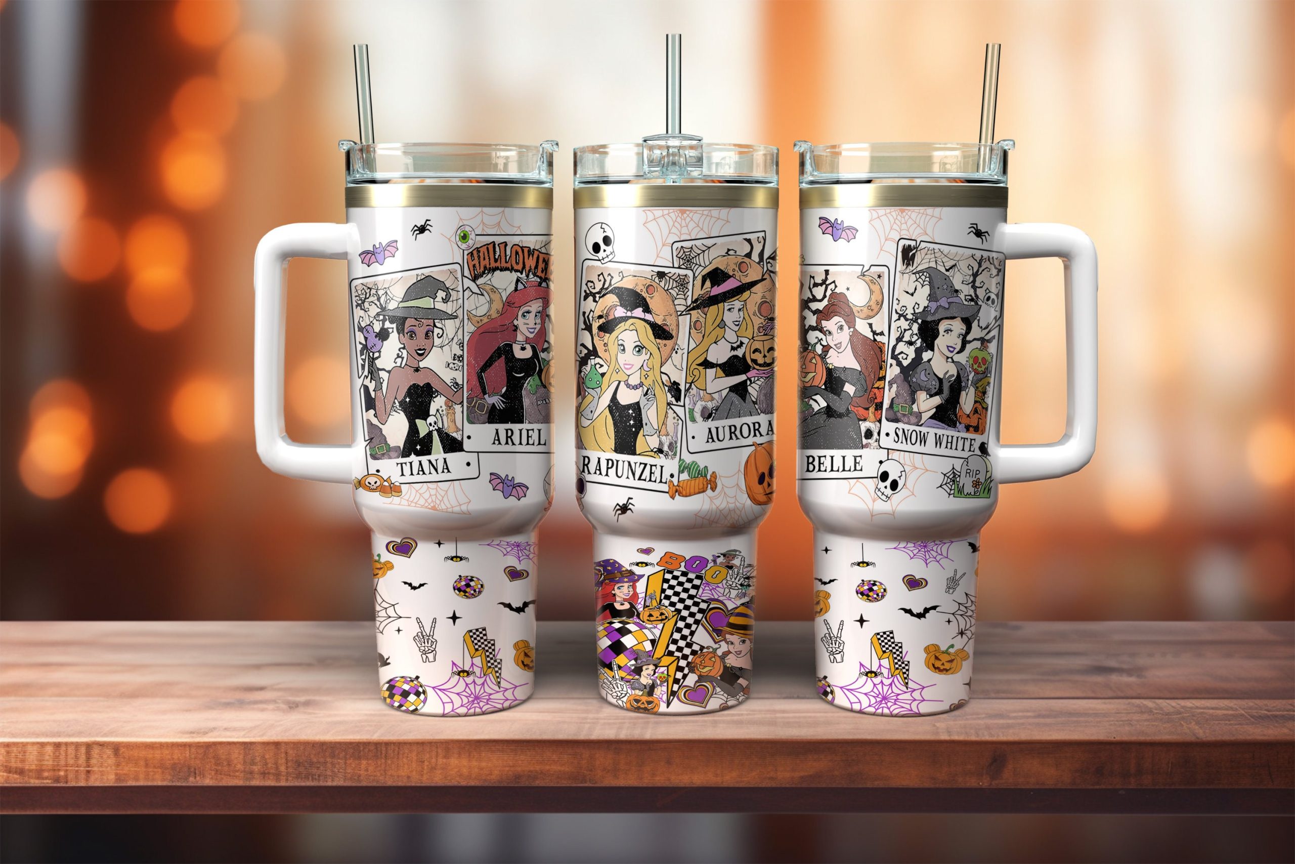 Disney Princesses Cartoon Custom Stanley Cup 40 oz 30 oz Tumbler With HandleTVC2301885