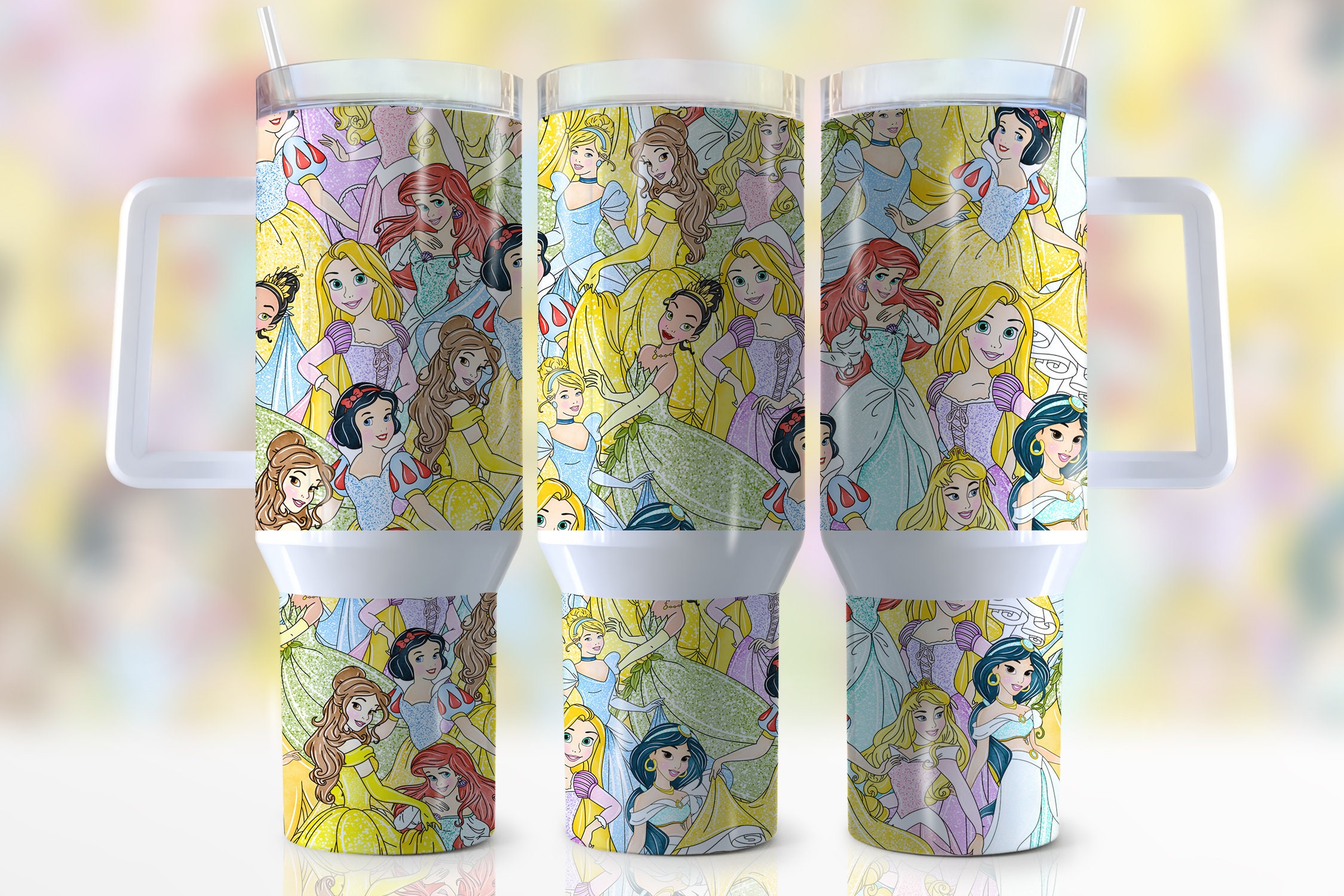 Disney Princesses Cartoon Custom Stanley Cup 40 oz 30 oz Tumbler With HandleTVC2301944