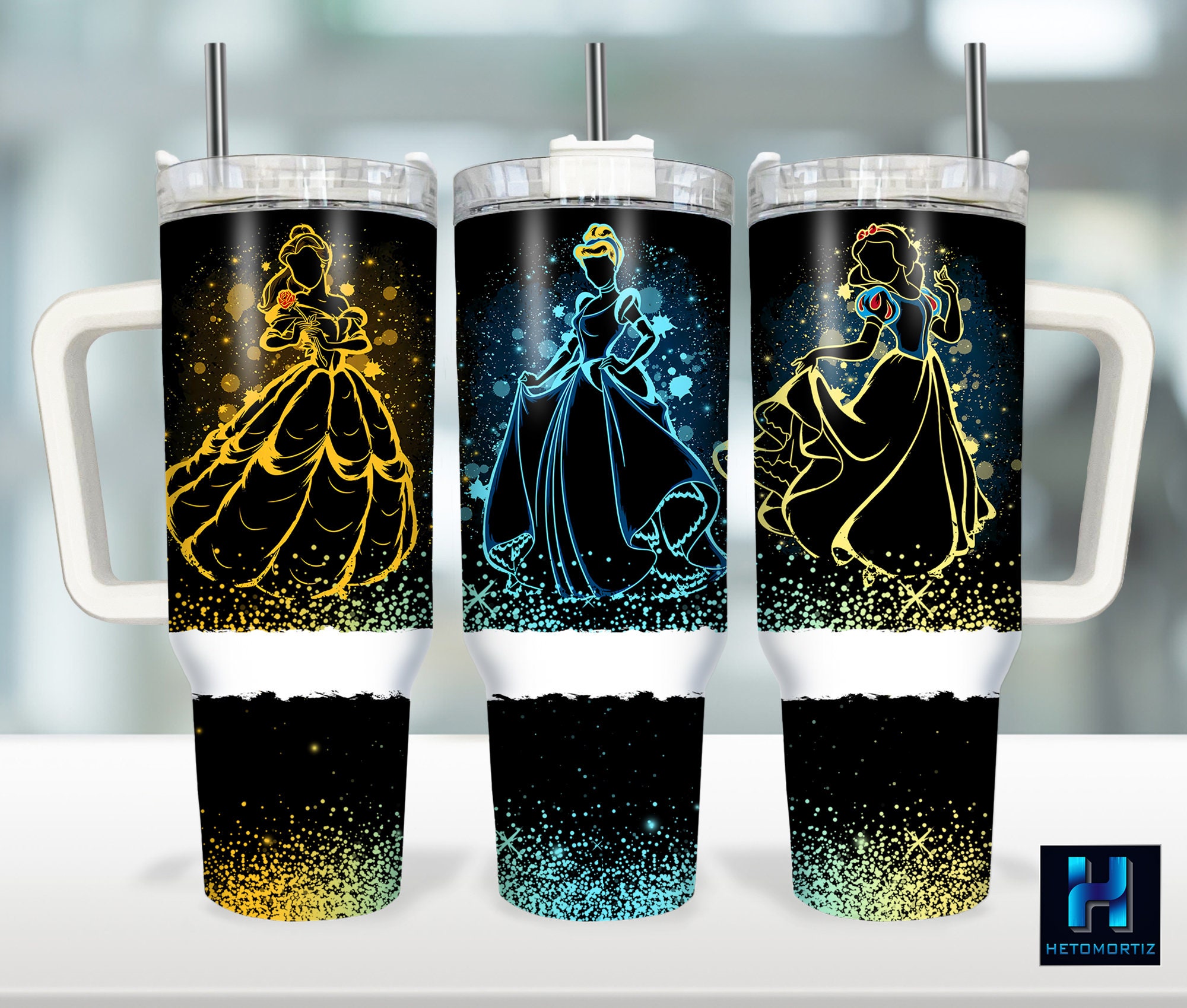 Disney Princesses Cartoon Custom Stanley Cup 40 oz 30 oz Tumbler With HandleTVC2301968