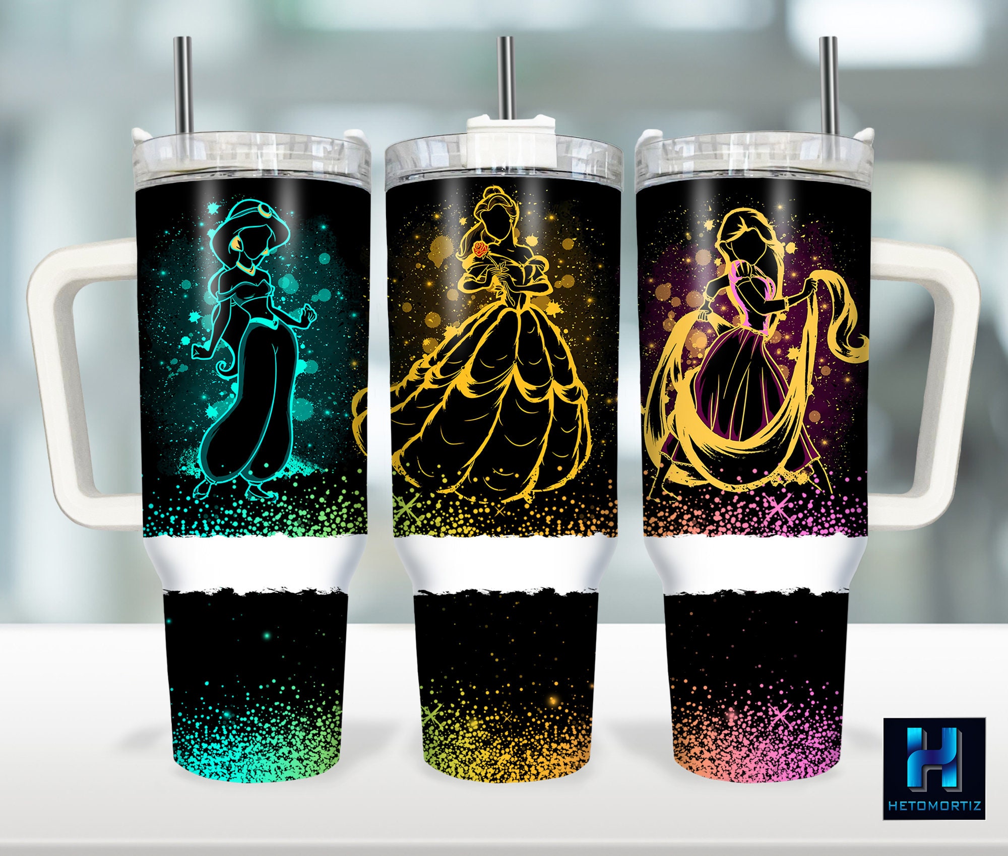 Disney Princesses Cartoon Custom Stanley Cup 40 oz 30 oz Tumbler With HandleTVC2301969