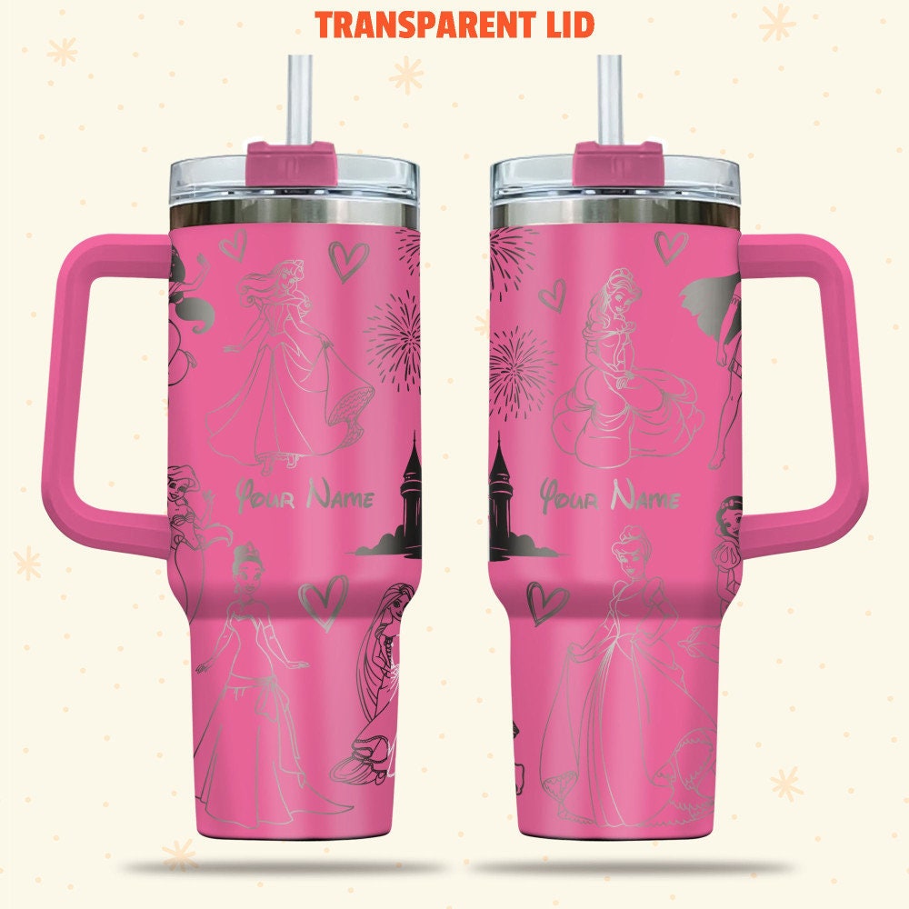Disney Princesses Cartoon Custom Stanley Cup 40 oz 30 oz Tumbler With HandleTVC2301980