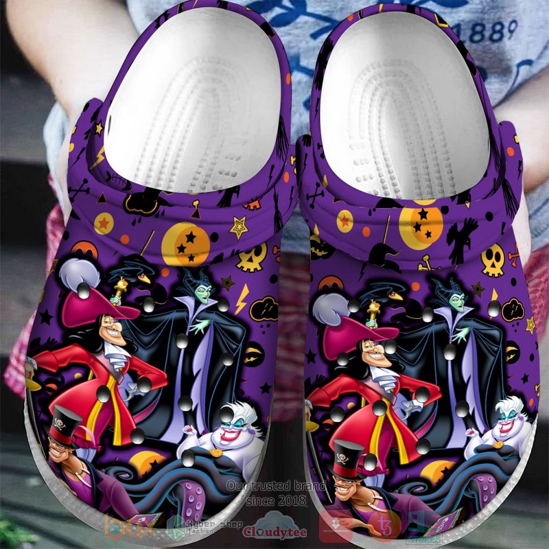 Disney Villains Cartoon Crocs Crocband Clogs Shoes Comfortable For Men Women and Kids