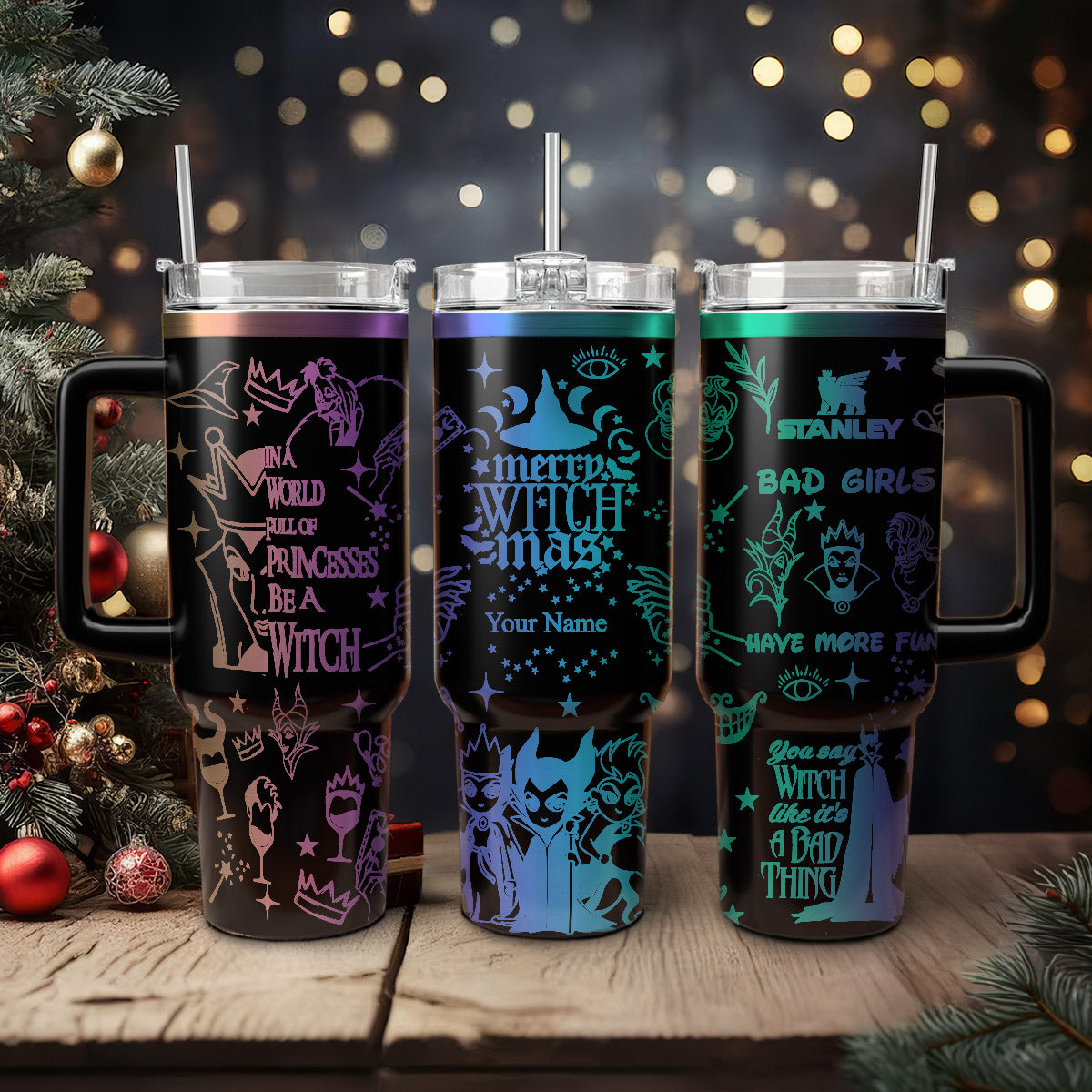 Disney Villains Cartoon Custom Stanley Cup 40 oz 30 oz Tumbler With HandleTVC2301426