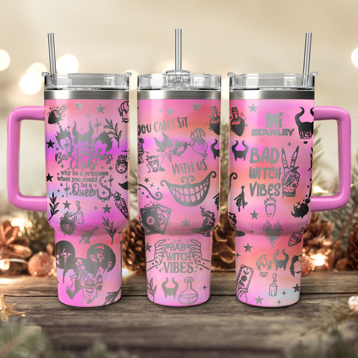 Disney Villains Cartoon Custom Stanley Cup 40 oz 30 oz Tumbler With HandleTVC2301426