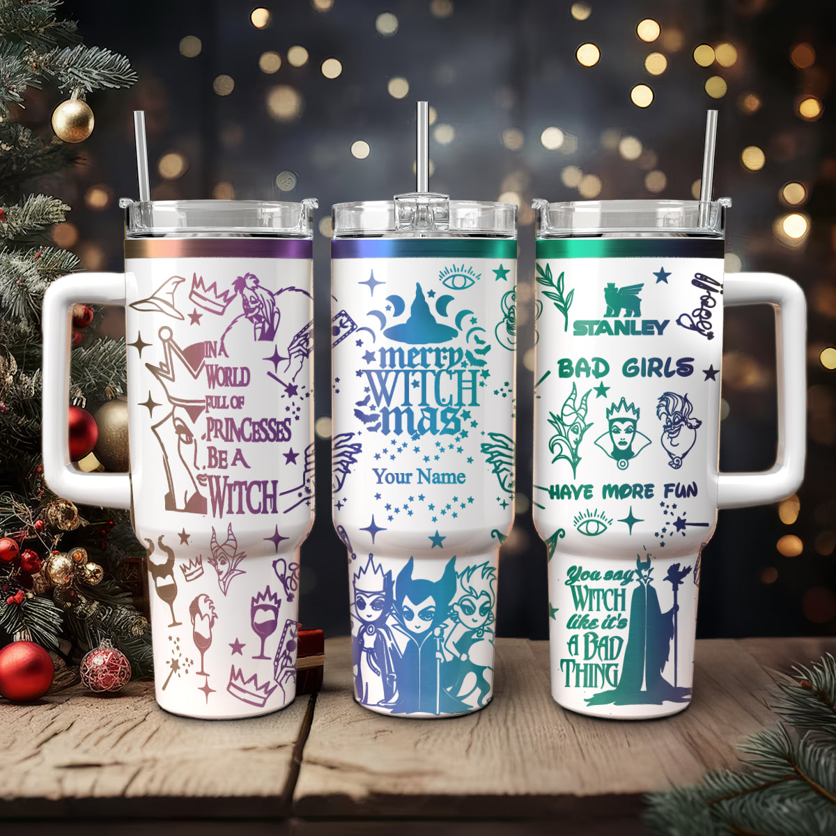 Disney Villains Cartoon Custom Stanley Cup 40 oz 30 oz Tumbler With HandleTVC2301426