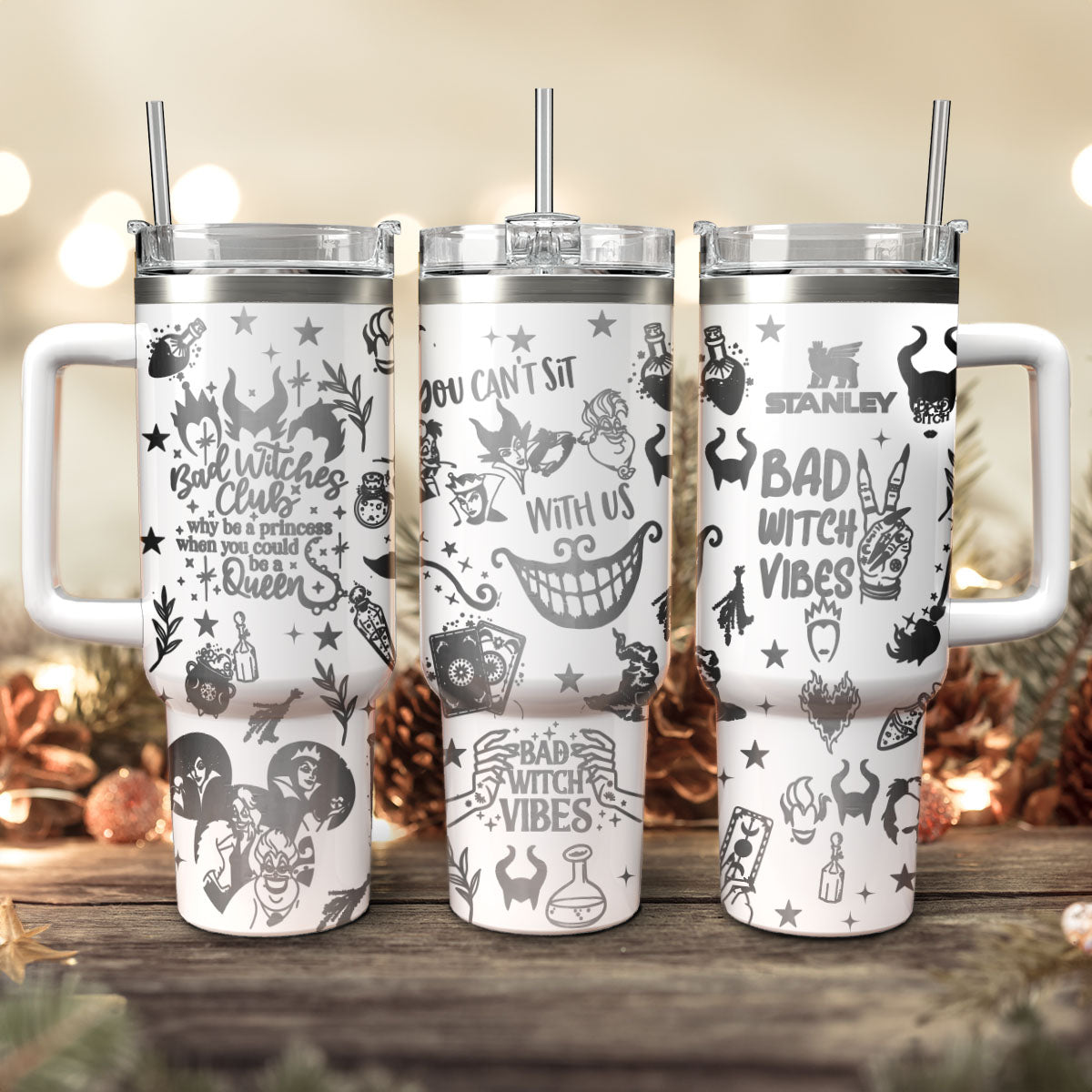 Disney Villains Cartoon Custom Stanley Cup 40 oz 30 oz Tumbler With HandleTVC2301426