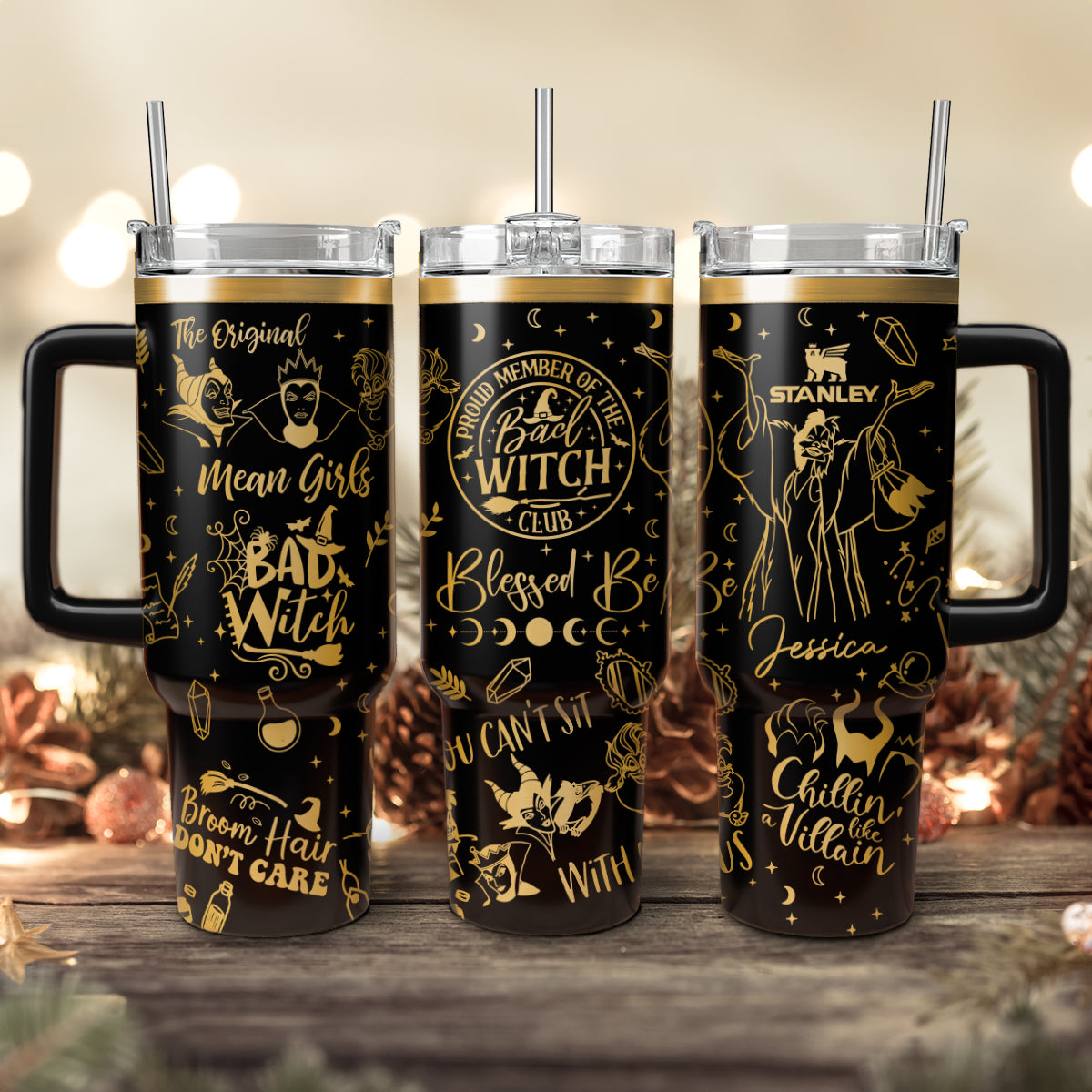 Disney Villains Cartoon Custom Stanley Cup 40 oz 30 oz Tumbler With HandleTVC2301428