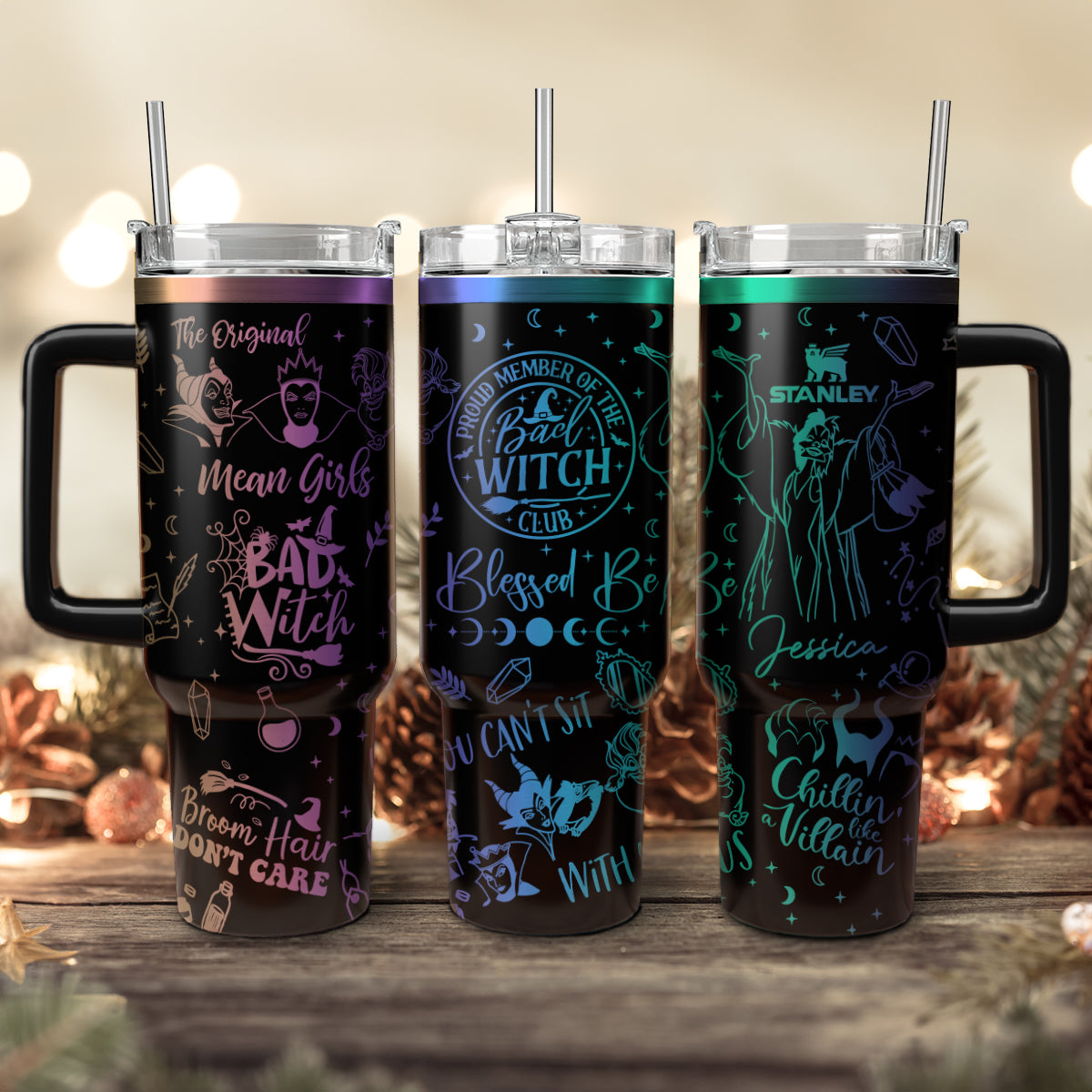 Disney Villains Cartoon Custom Stanley Cup 40 oz 30 oz Tumbler With HandleTVC2301428