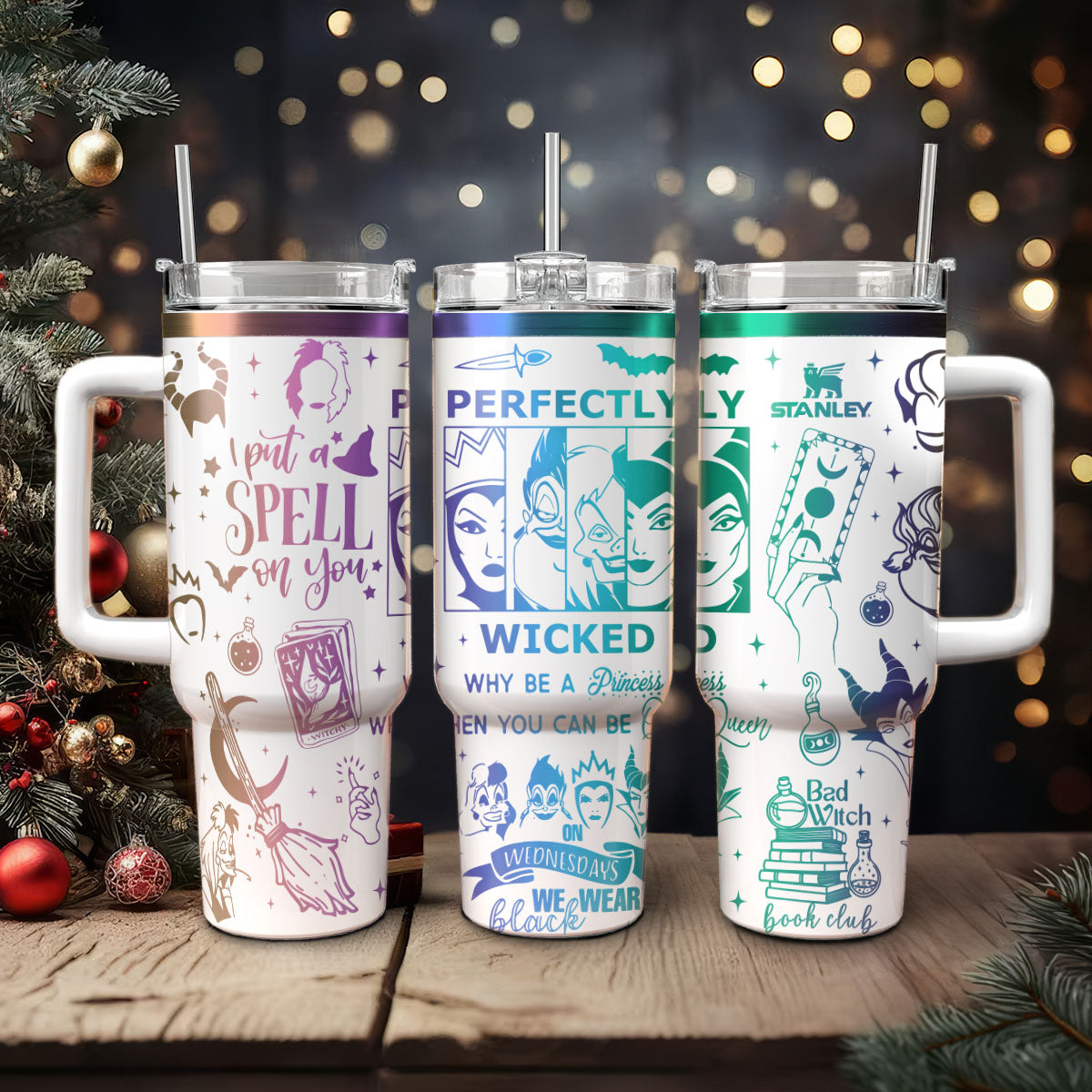 Disney Villains Cartoon Custom Stanley Cup 40 oz 30 oz Tumbler With HandleTVC2301428