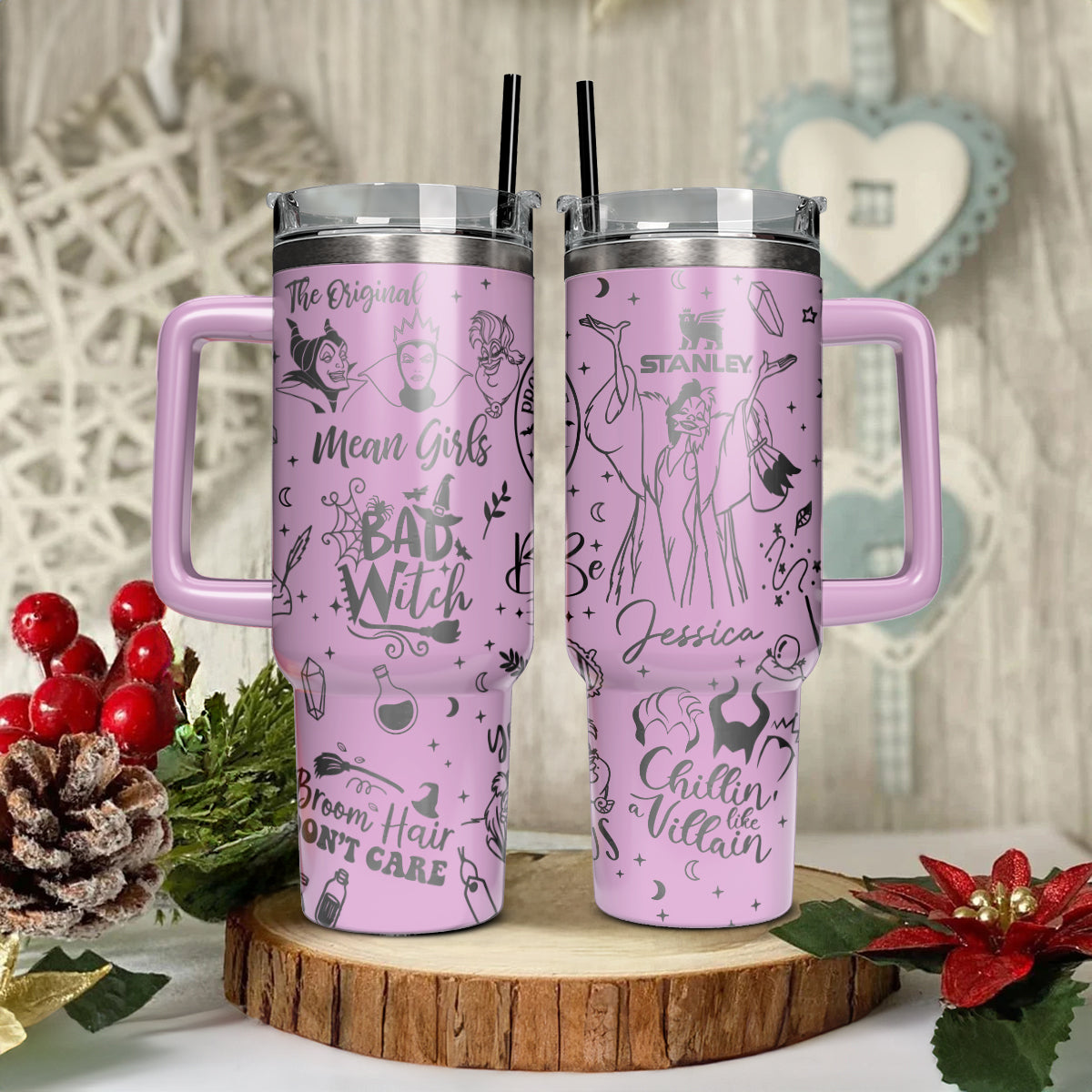 Disney Villains Cartoon Custom Stanley Cup 40 oz 30 oz Tumbler With HandleTVC2301428