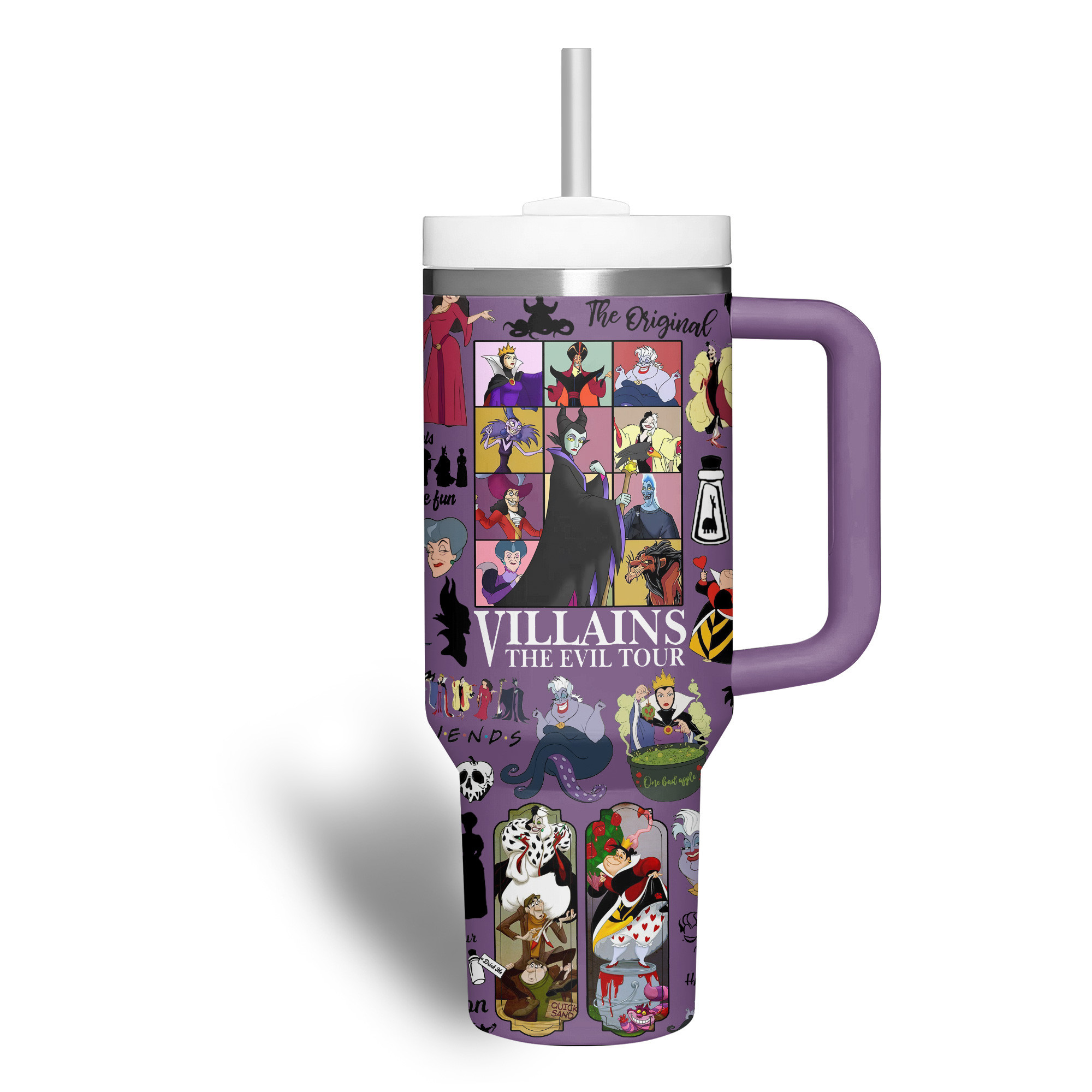 Disney Villains Cartoon Custom Stanley Cup 40 oz 30 oz Tumbler With HandleTVC2301740 - Image 3