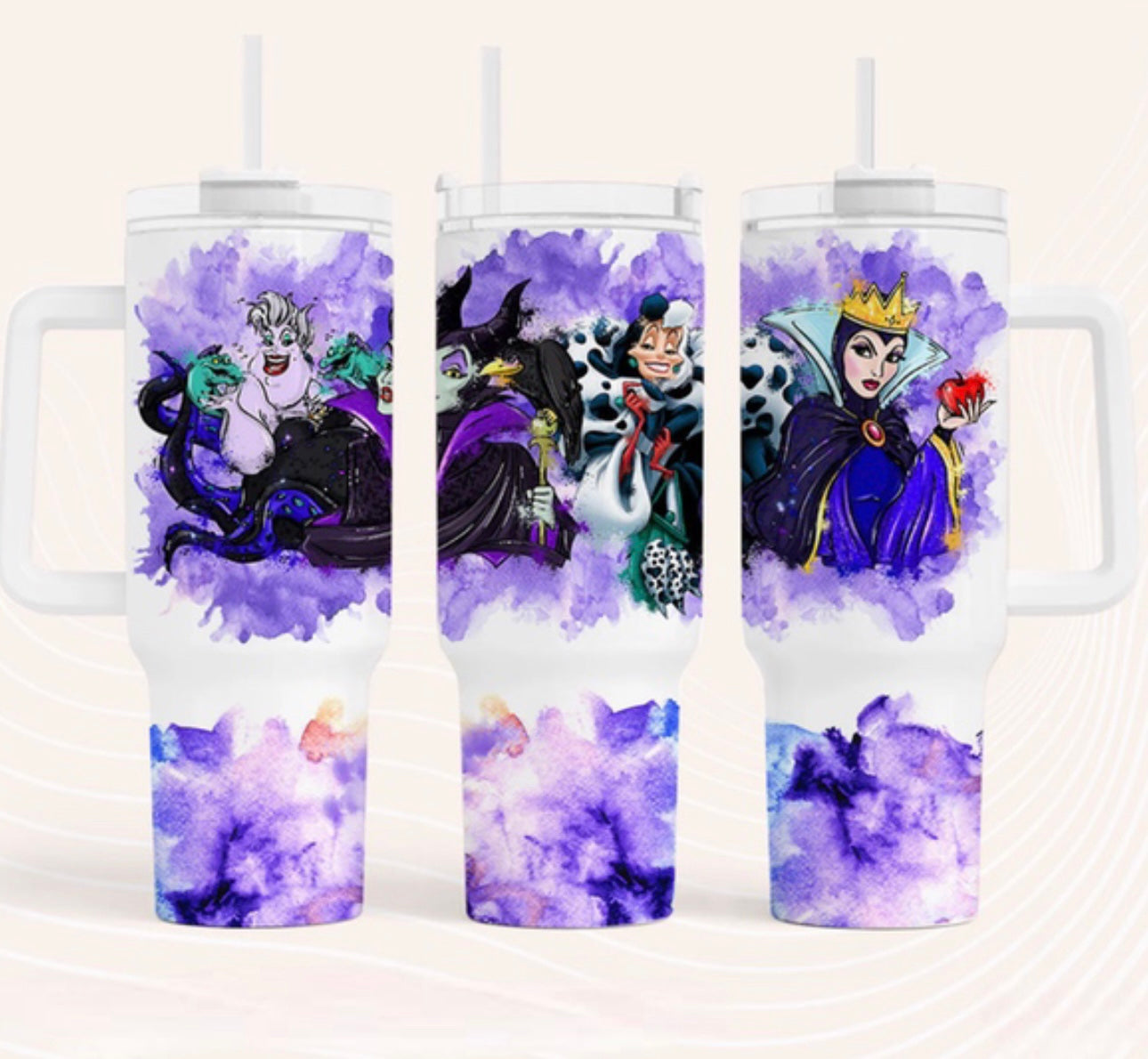 Disney Villains Cartoon Custom Stanley Cup 40 oz 30 oz Tumbler With HandleTVC2301750