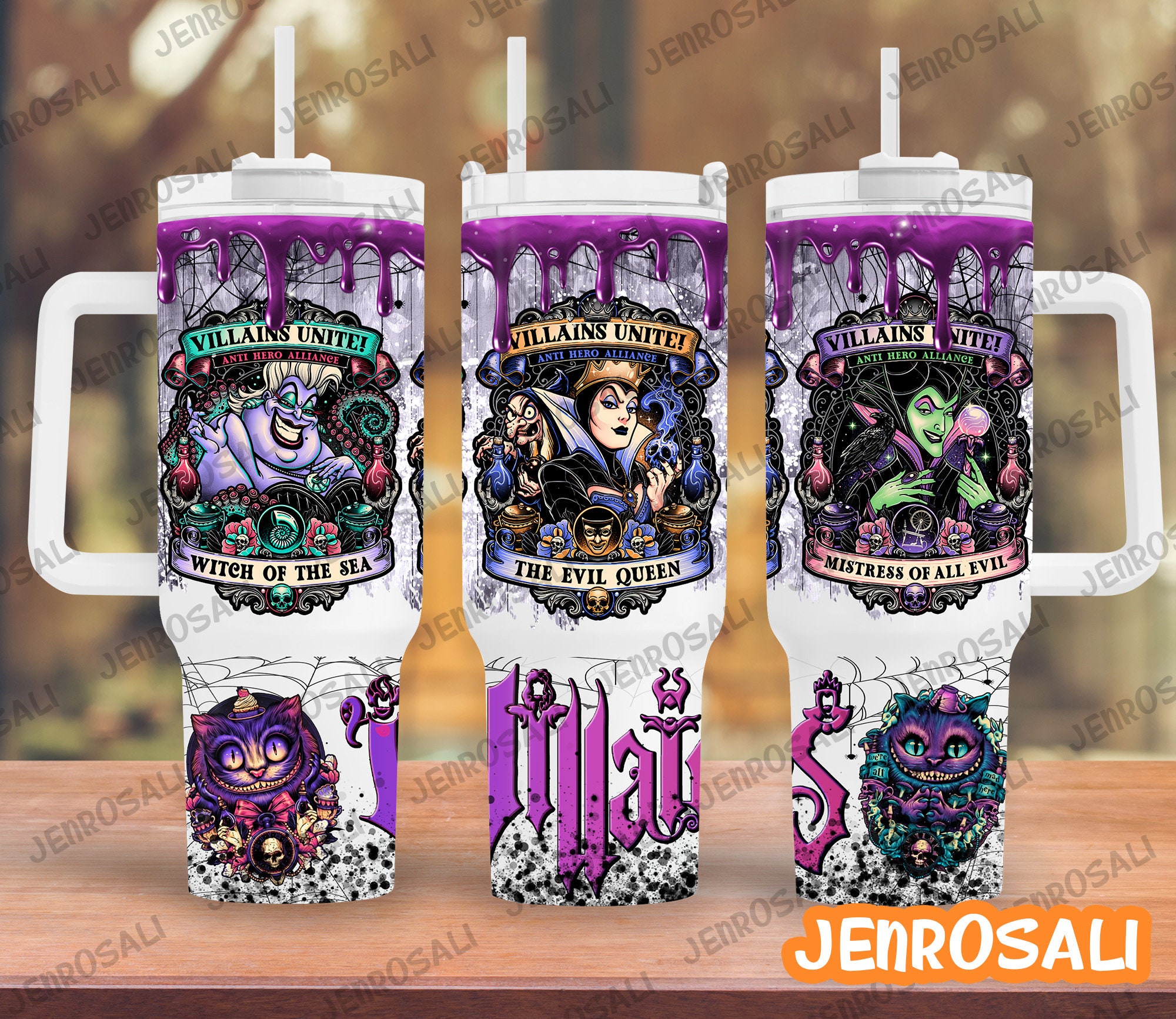 Disney Villains Cartoon Custom Stanley Cup 40 oz 30 oz Tumbler With HandleTVC2301878