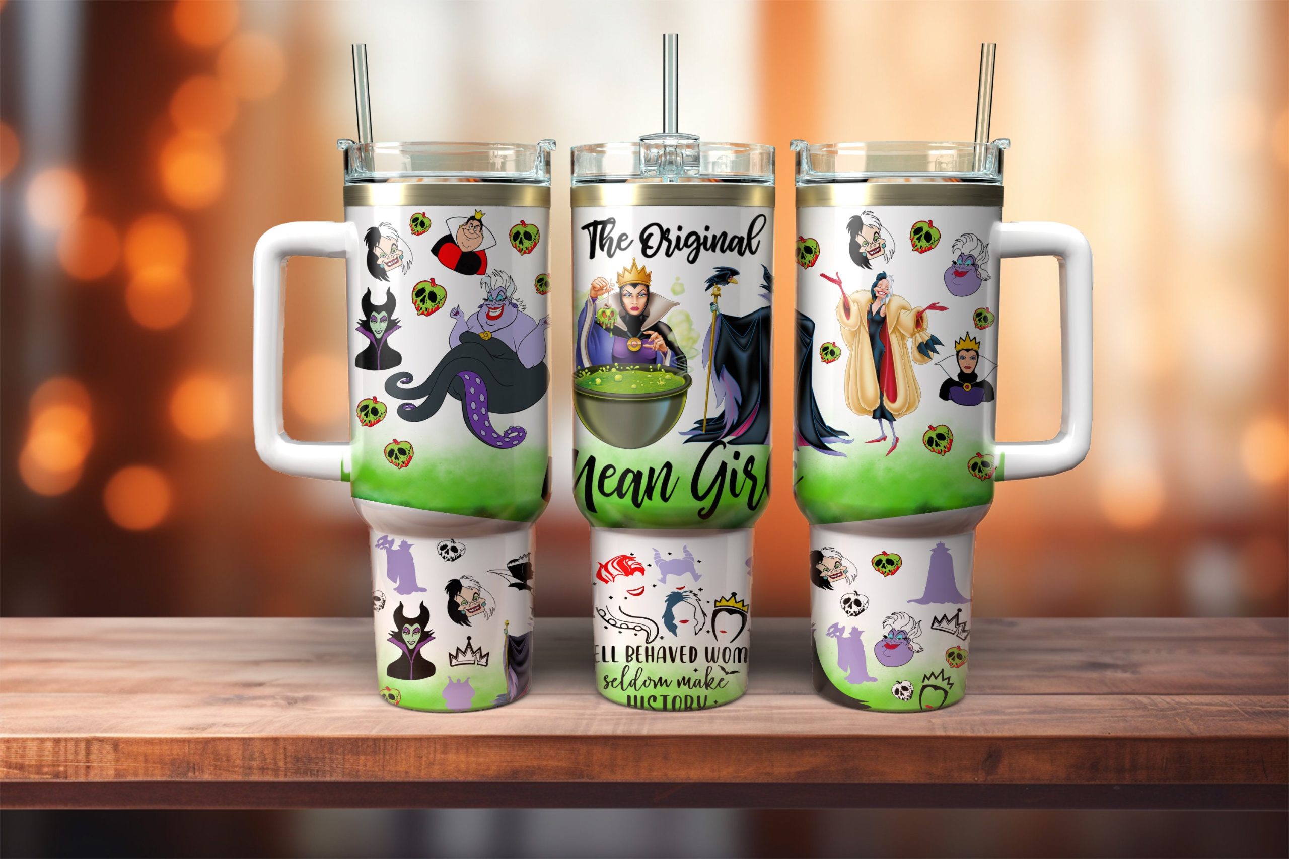 Disney Villains Cartoon Custom Stanley Cup 40 oz 30 oz Tumbler With HandleTVC2301878