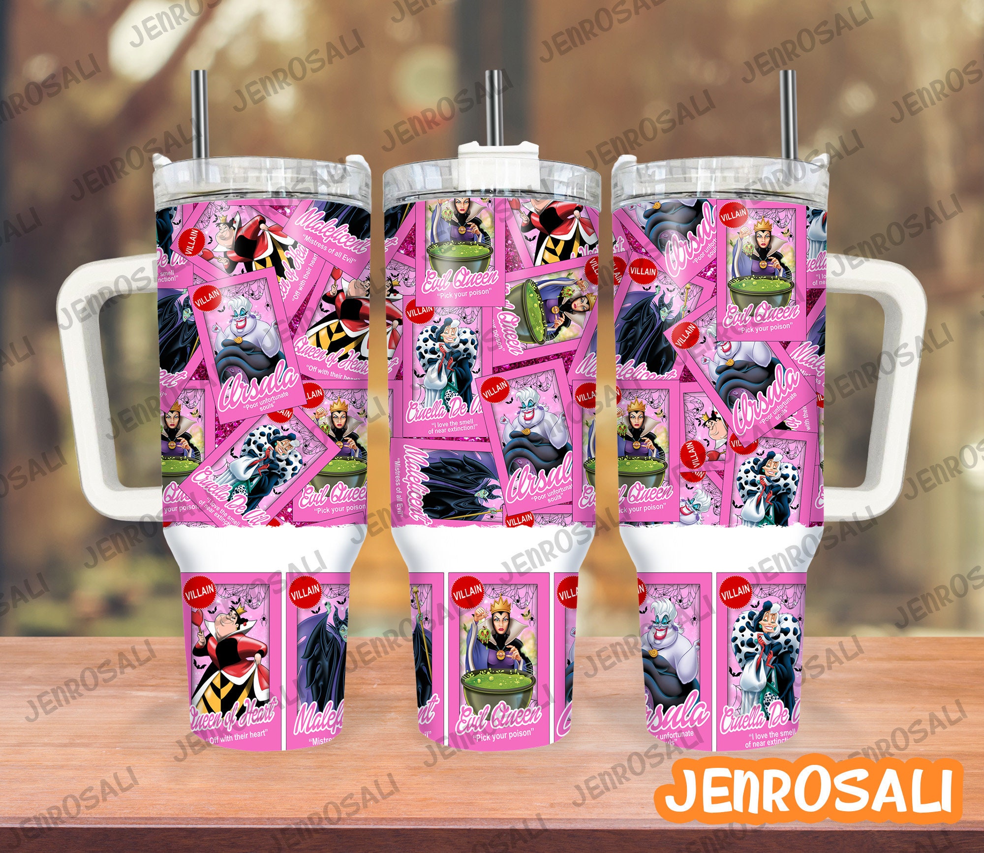 Disney Villains Cartoon Custom Stanley Cup 40 oz 30 oz Tumbler With HandleTVC2301881