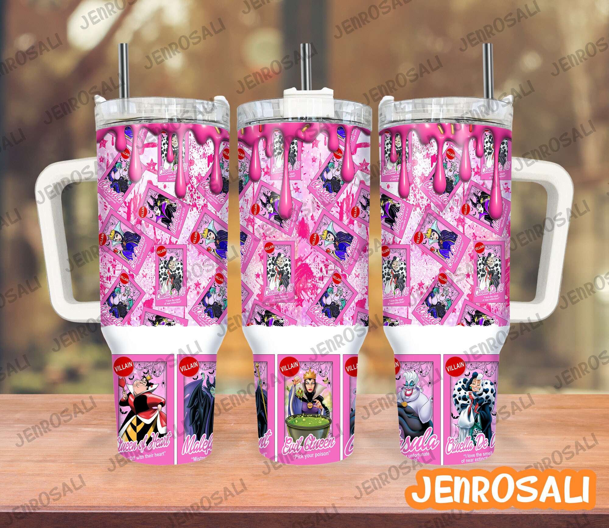 Disney Villains Cartoon Custom Stanley Cup 40 oz 30 oz Tumbler With HandleTVC2301884