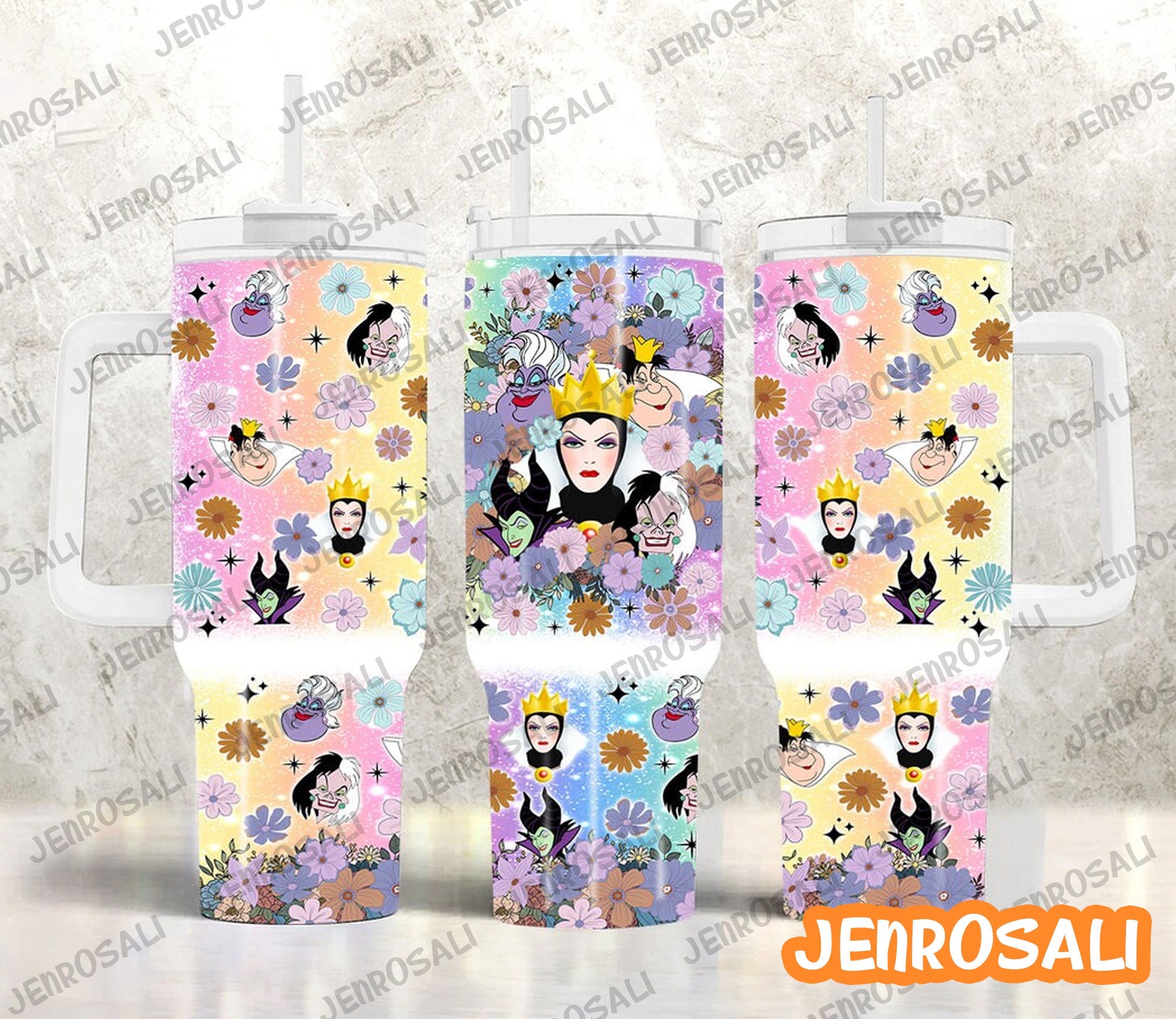 Disney Villains Cartoon Custom Stanley Cup 40 oz 30 oz Tumbler With HandleTVC2301884