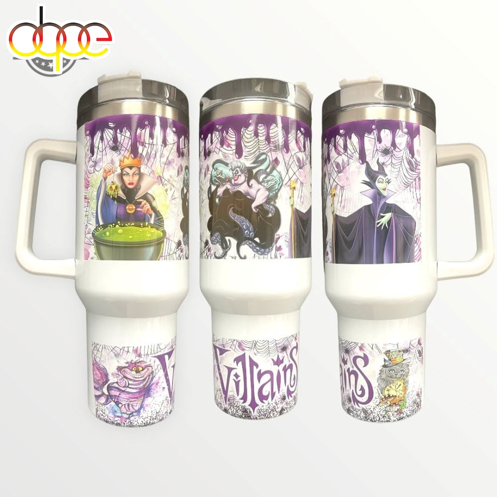 Disney Villains Cartoon Custom Stanley Cup 40 oz 30 oz Tumbler With HandleTVC2301983