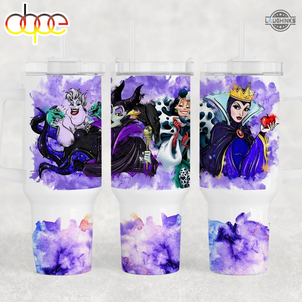 Disney Villains Cartoon Custom Stanley Cup 40 oz 30 oz Tumbler With HandleTVC2301984