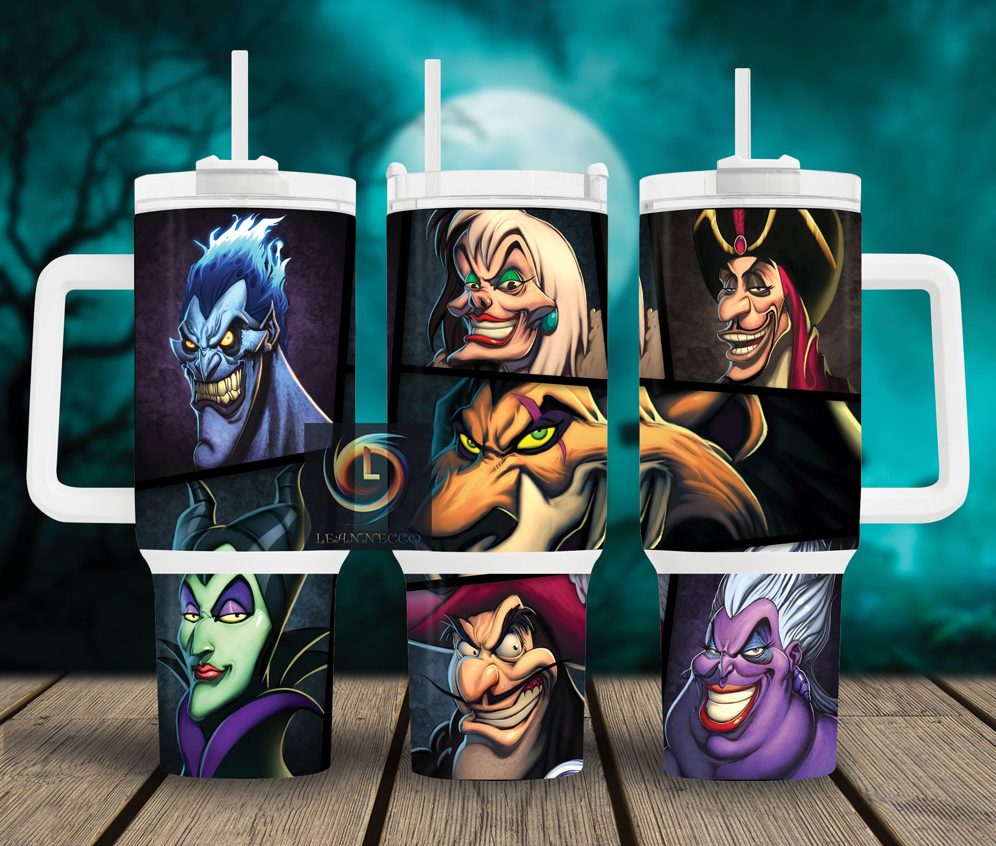Disney Villains Cartoon Custom Stanley Cup 40 oz 30 oz Tumbler With HandleTVC2301990