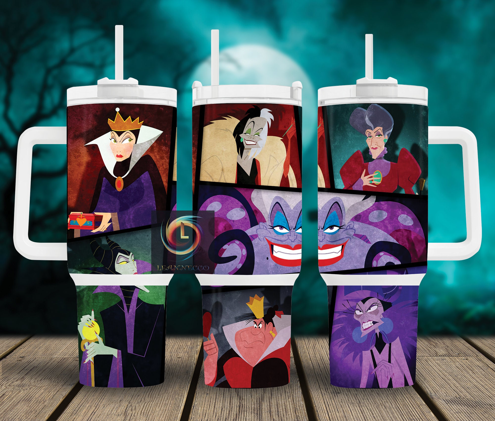 Disney Villains Cartoon Custom Stanley Cup 40 oz 30 oz Tumbler With HandleTVC2301990
