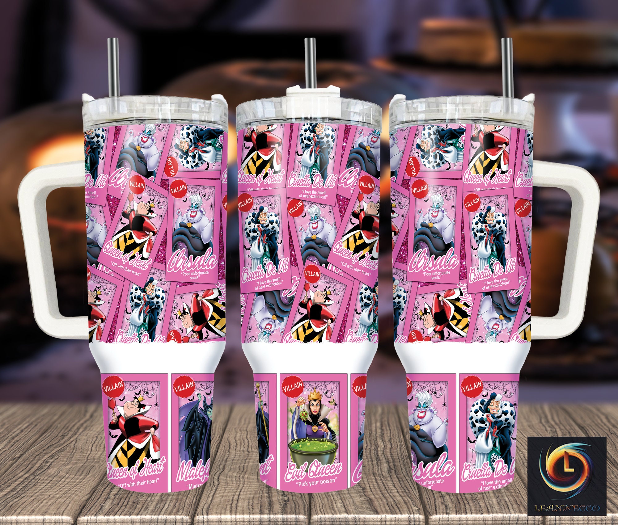 Disney Villains Cartoon Custom Stanley Cup 40 oz 30 oz Tumbler With HandleTVC2301990