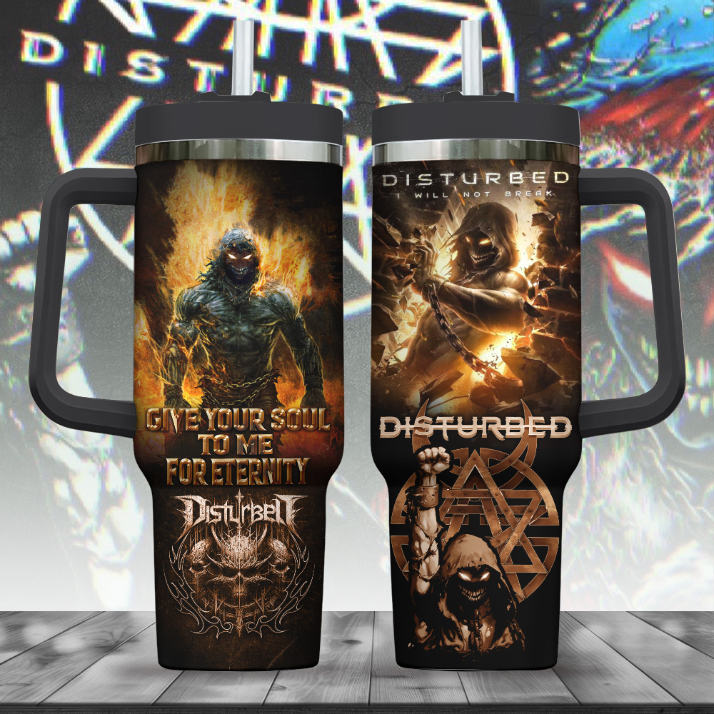 Disturbed Music Custom Stanley Cup 40 oz 30 oz Tumbler With HandleTVC2301246