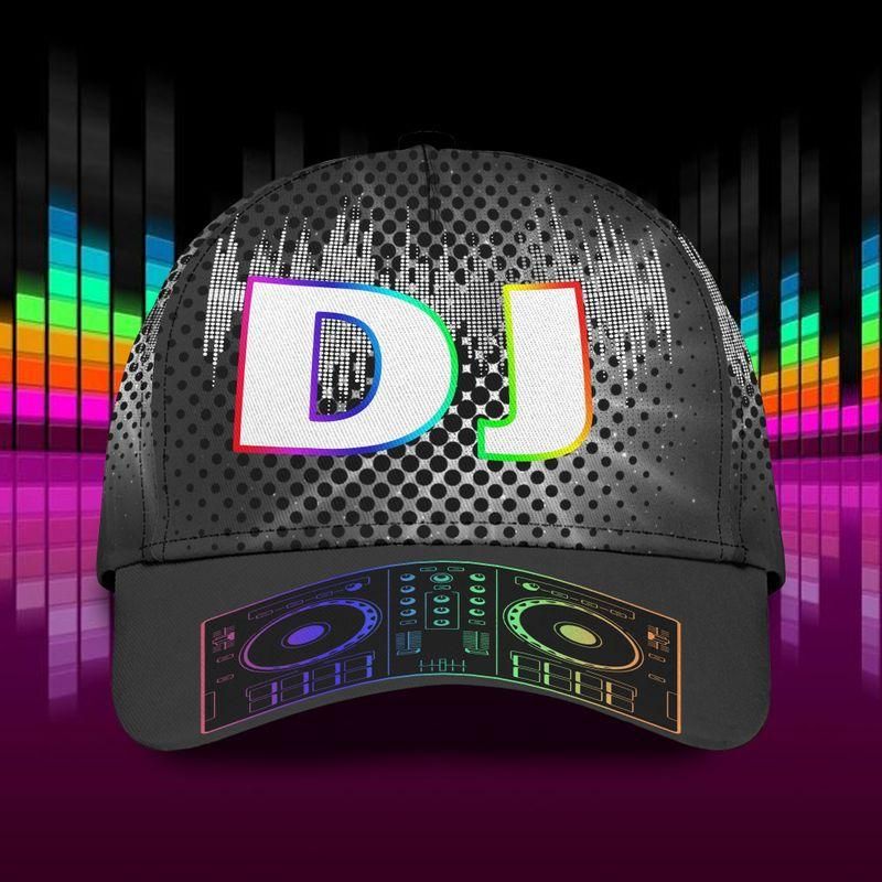 Dj Classic Cap Baseball Cap For Music Lovers Trucker Hats Custom Hats Gifts For Men & Women