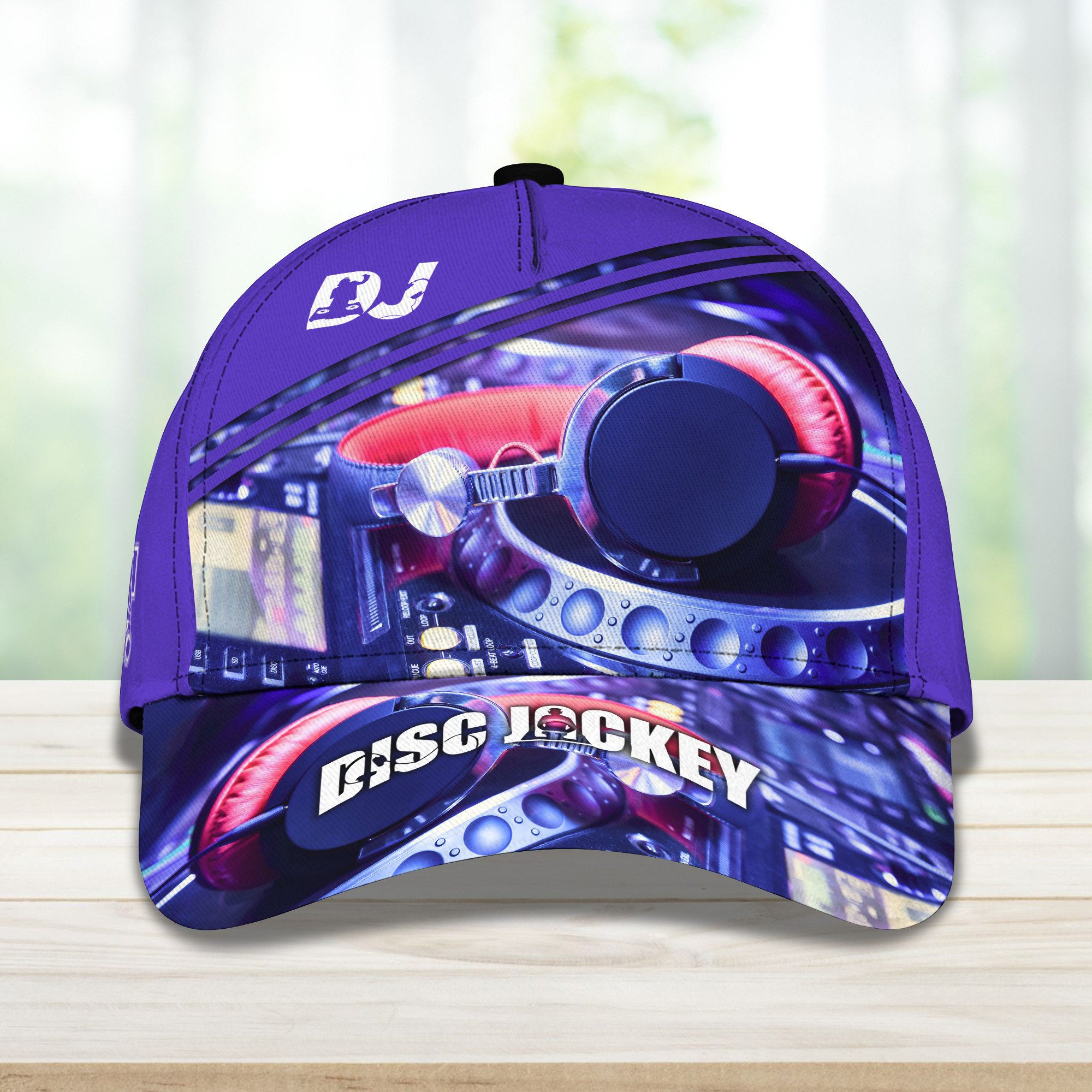Dj Disc Jockey 591 3D Classic Cap Trucker Hats Custom Hats Gifts For Men & Women