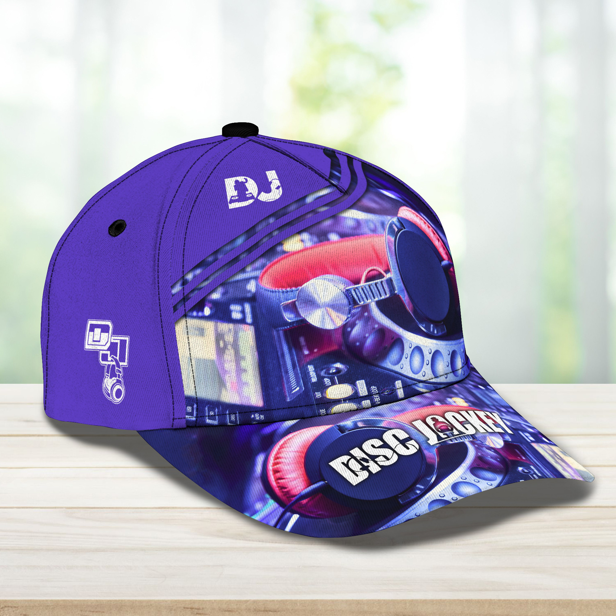 Dj Disc Jockey 591 3D Classic Cap Trucker Hats Custom Hats Gifts For Men & Women