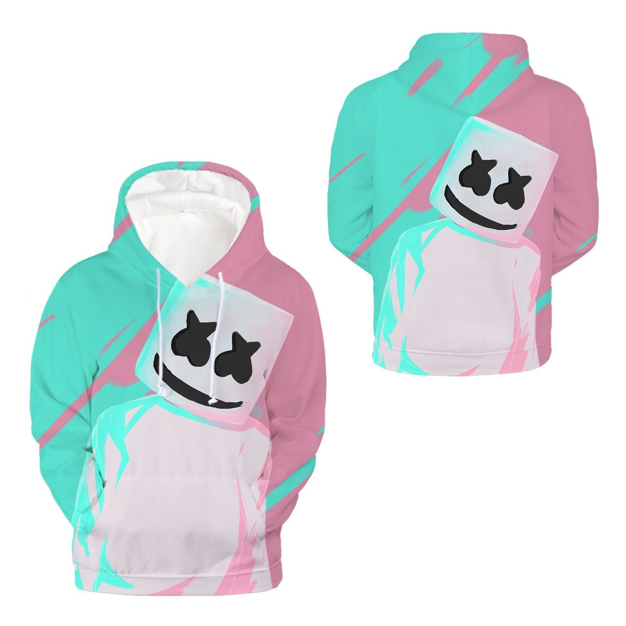 Dj Marshmello 3D All Over Print Hoodie, Zip Hoodie