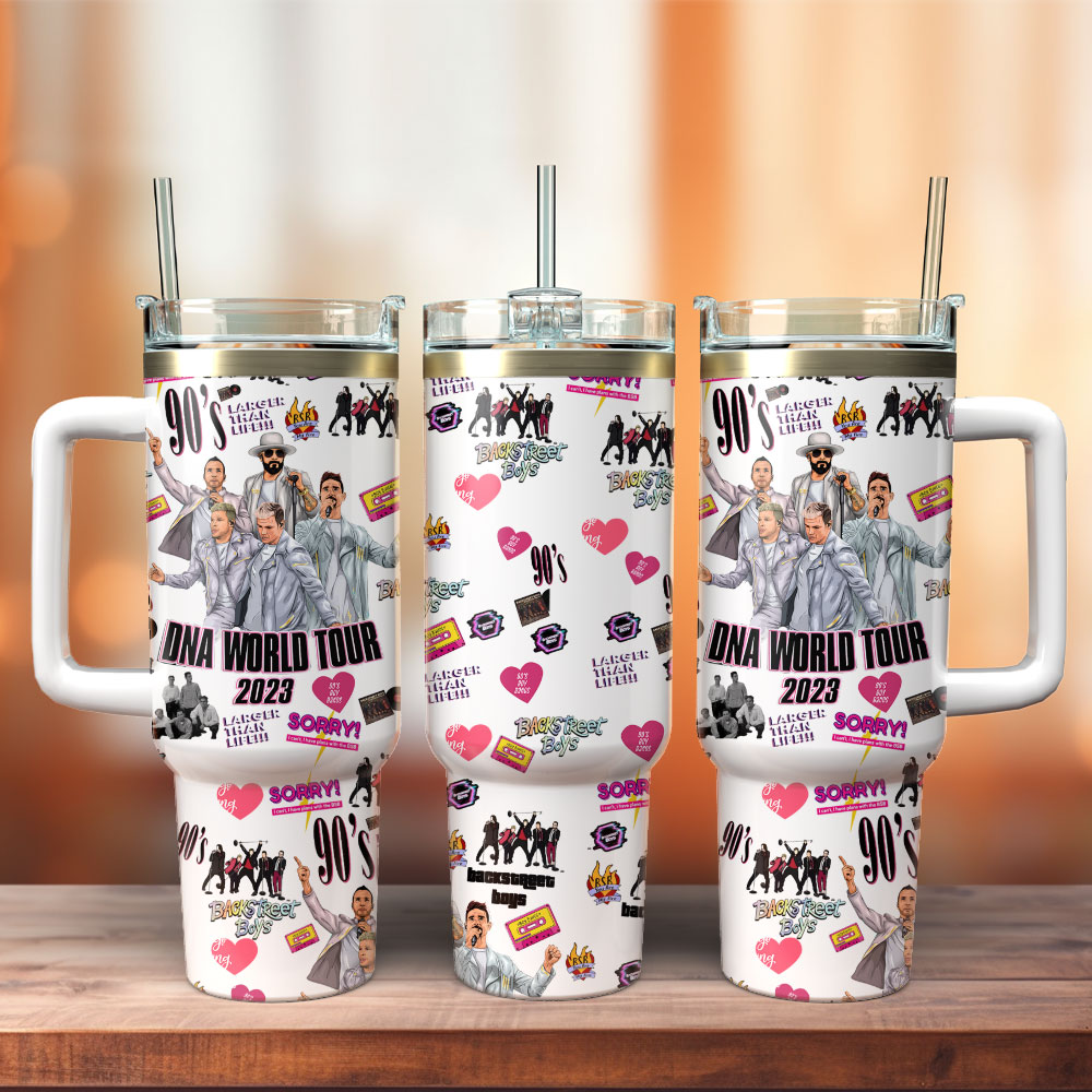 DNA World Tour Backstreet Boys Custom Stanley Cup 40 oz 30 oz Tumbler With HandleTVC2301236