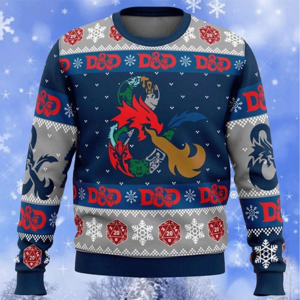 DND 3D Ugly Christmas Sweater