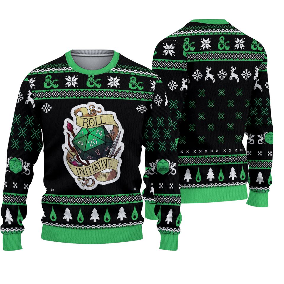Dnd Classes Dungeons And Dragons Macth Ugly Sweater