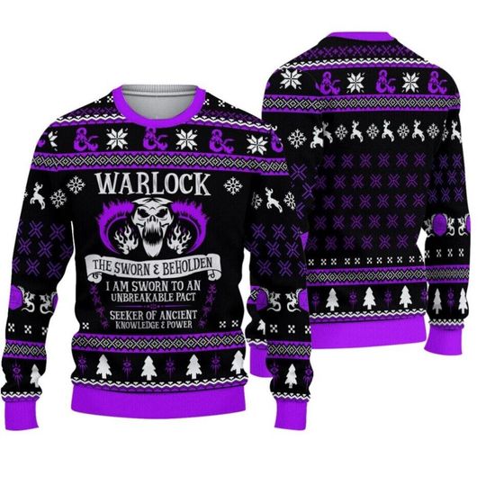 Dnd Ugly Christmas Sweater, All Over Print 3D Shirt, Christmas Gift For Men Wome - Image 9