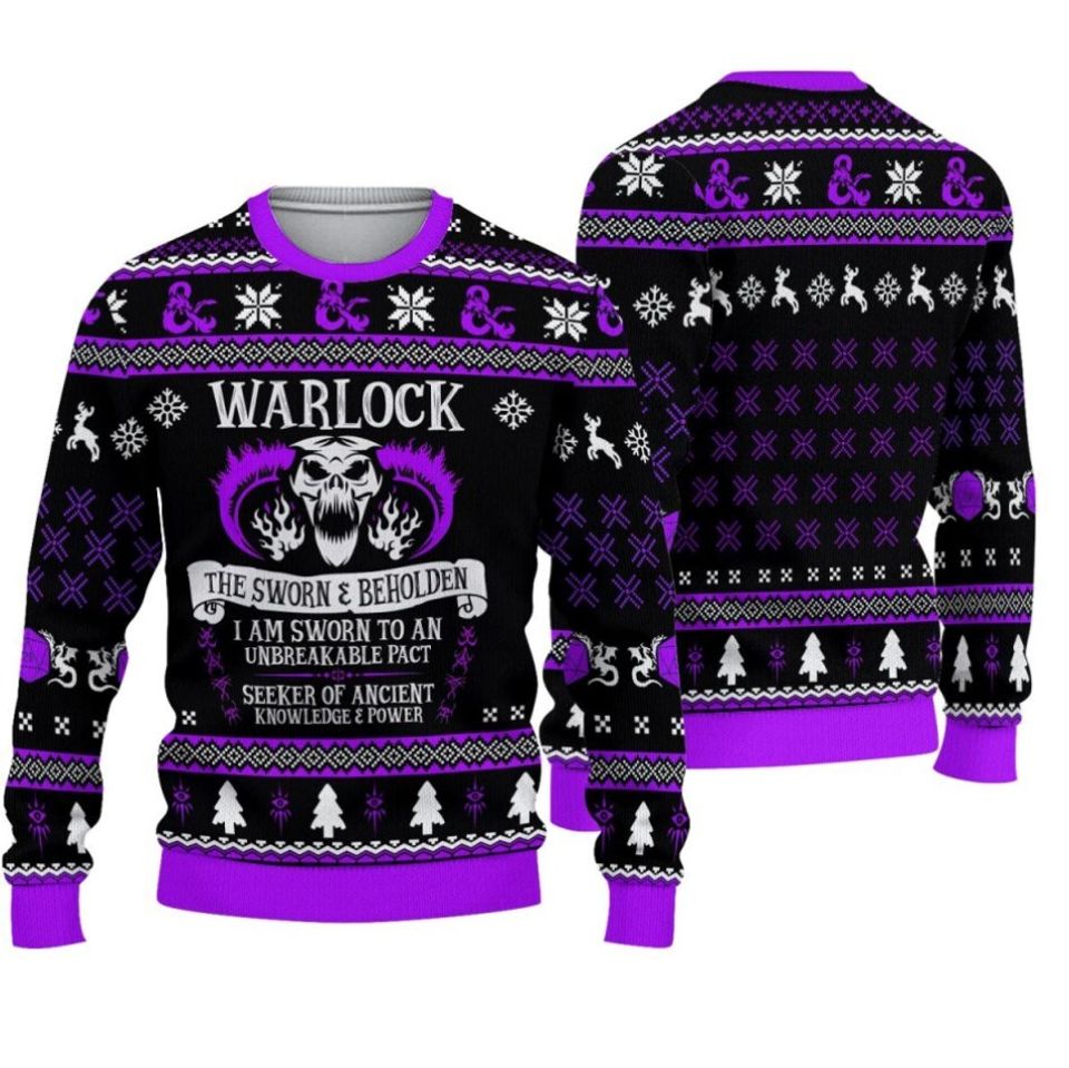 Dnd Ugly Christmas Sweater, All Over Print 3D Shirt, Christmas Gift For Men Wome - Image 5