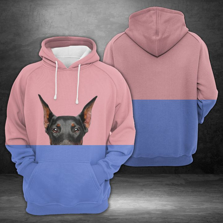 Doberman 3D All Over Print Hoodie, Zip Hoodie
