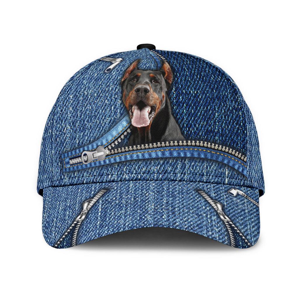 Doberman Classic Cap, Gift for Doberman Lovers Trucker Hats Custom Hats Gifts For Men & Women