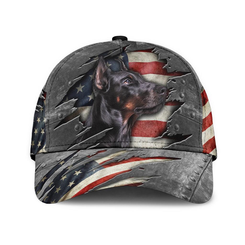 Doberman Classic Cap, Gift for Doberman Lovers Trucker Hats Custom Hats Gifts For Men & Women