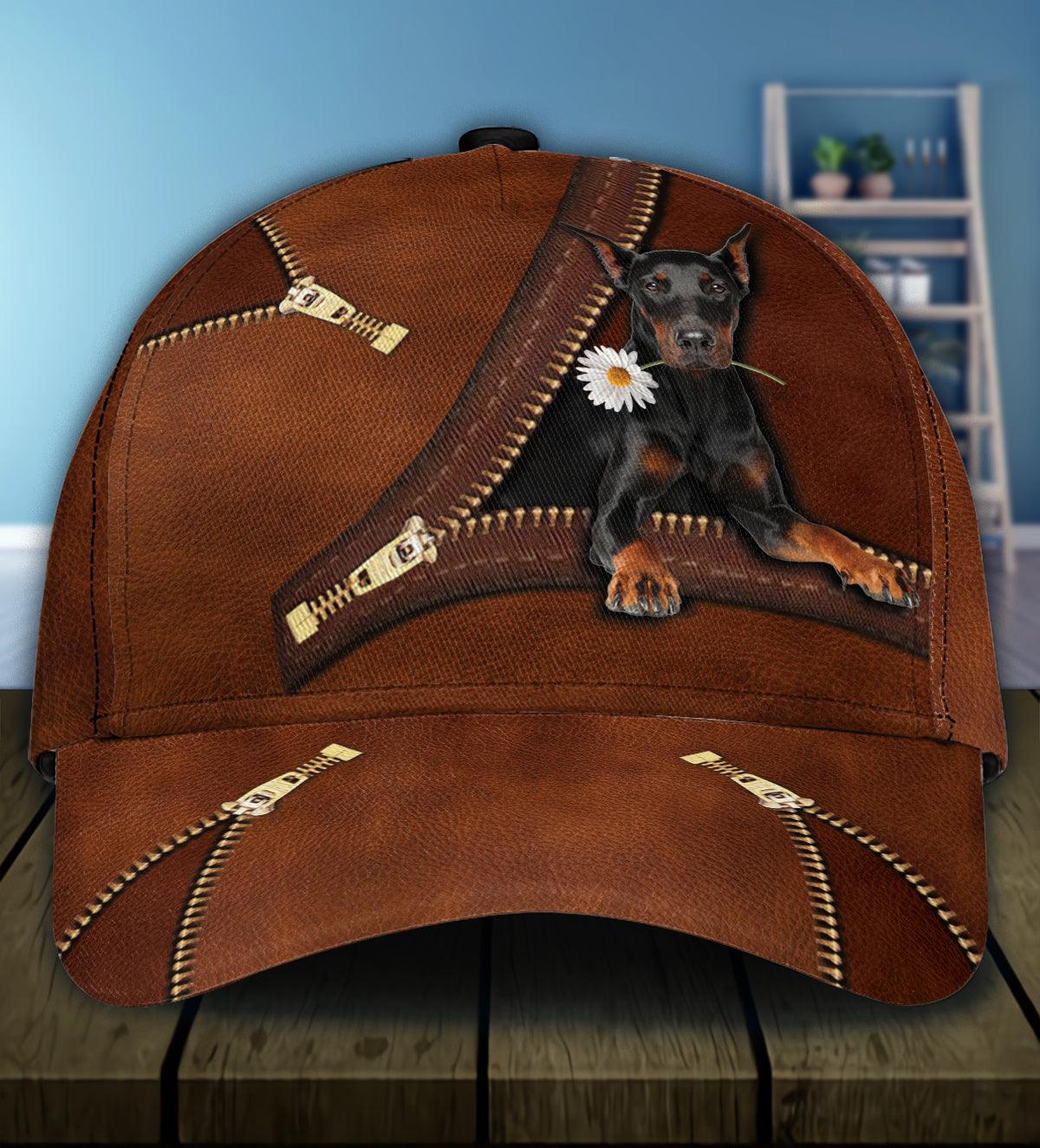 Doberman Classic Cap, Gift for Doberman Lovers Trucker Hats Custom Hats Gifts For Men & Women