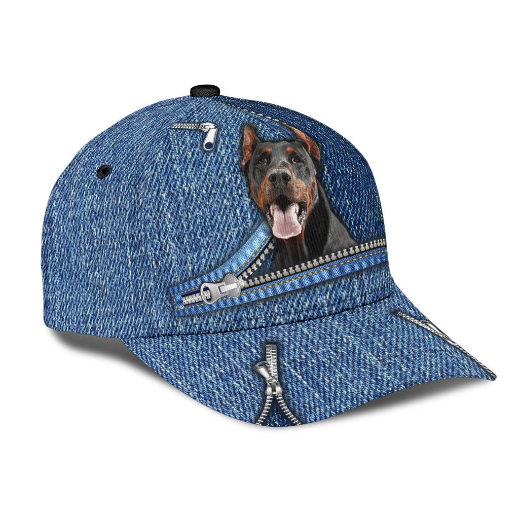 Doberman Classic Cap, Gift for Doberman Lovers Trucker Hats Custom Hats Gifts For Men & Women