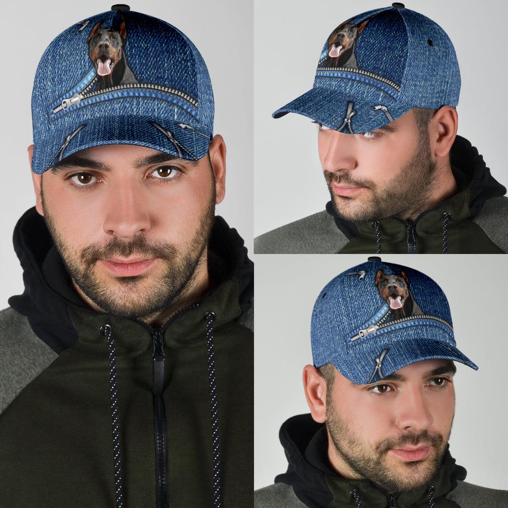 Doberman Classic Cap, Gift for Doberman Lovers Trucker Hats Custom Hats Gifts For Men & Women