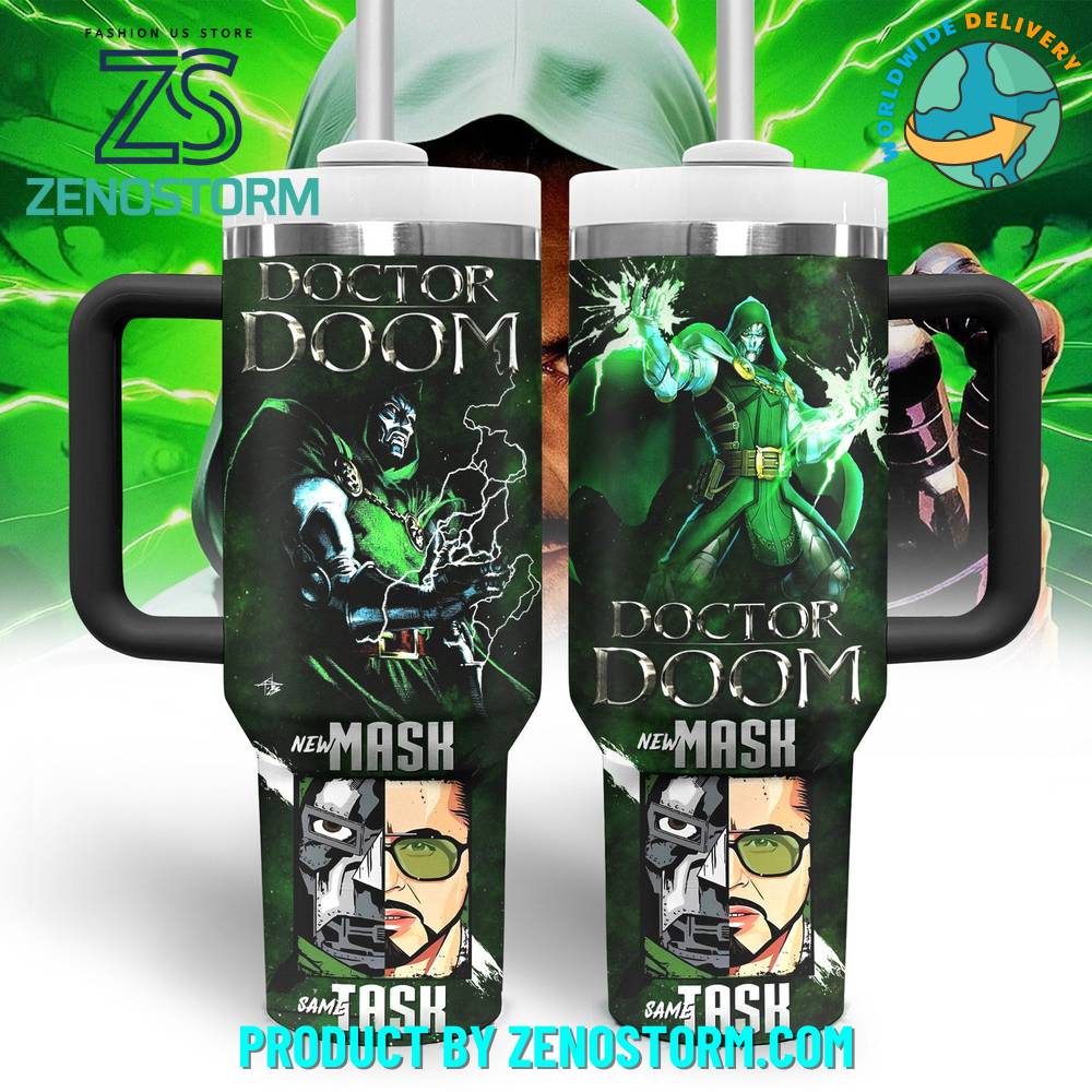 Doctor Doom New Mask Same Task Stanley Movies Custom Stanley Cup 40 oz 30 oz Tumbler With HandleTVC2301418