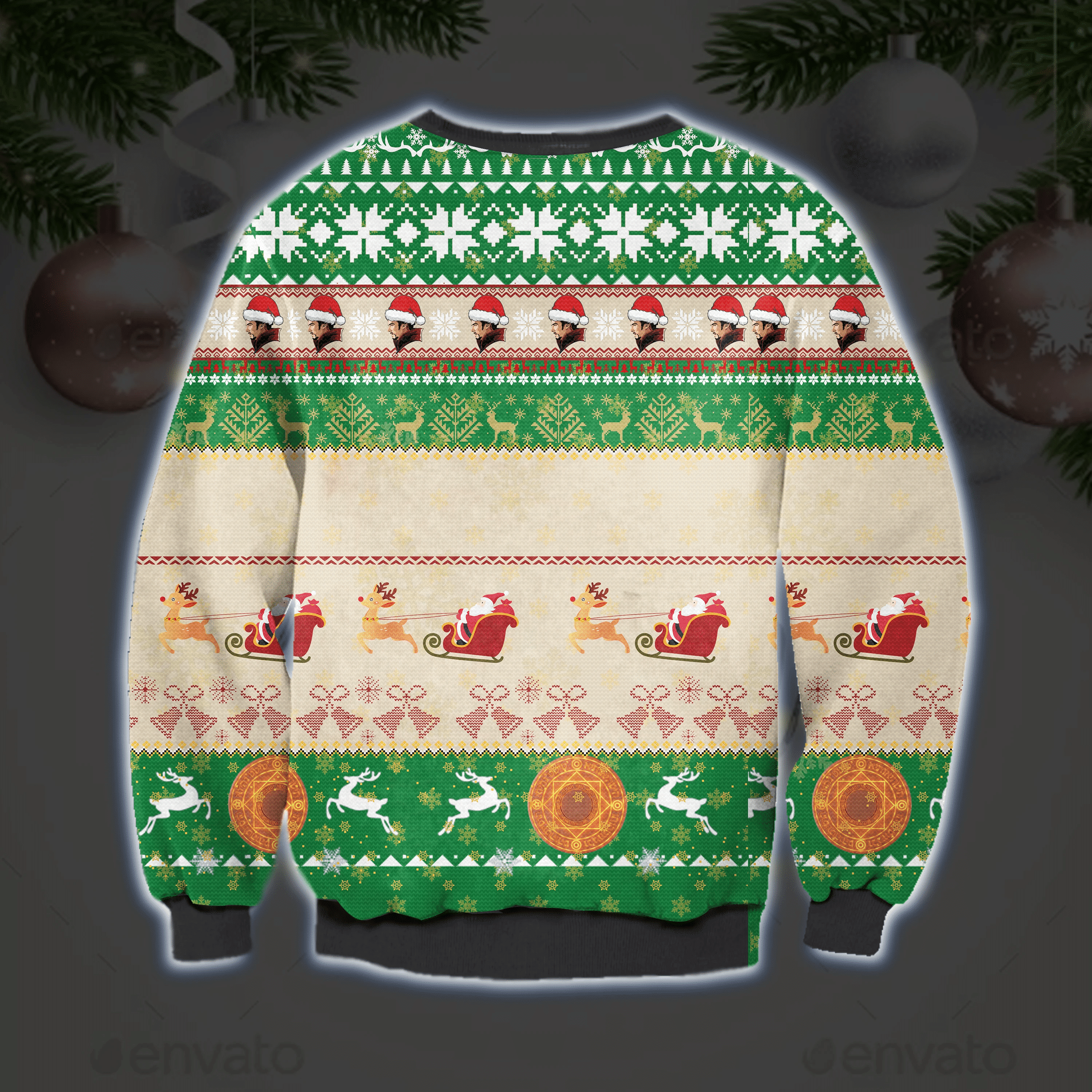 Doctor Strange Ugly Christmas Sweater Adult 3D Funny Matching for family - Image 2