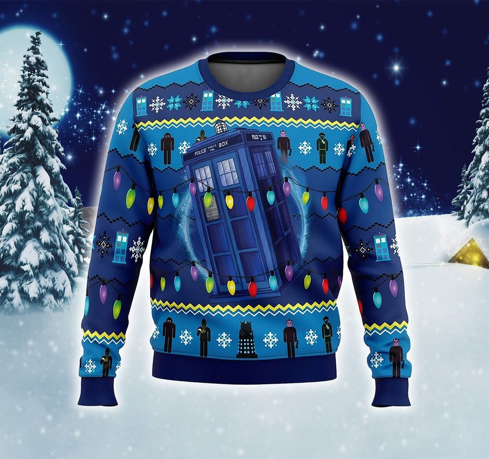 Doctor Who Merry Christmas Ugly Christmas Sweater