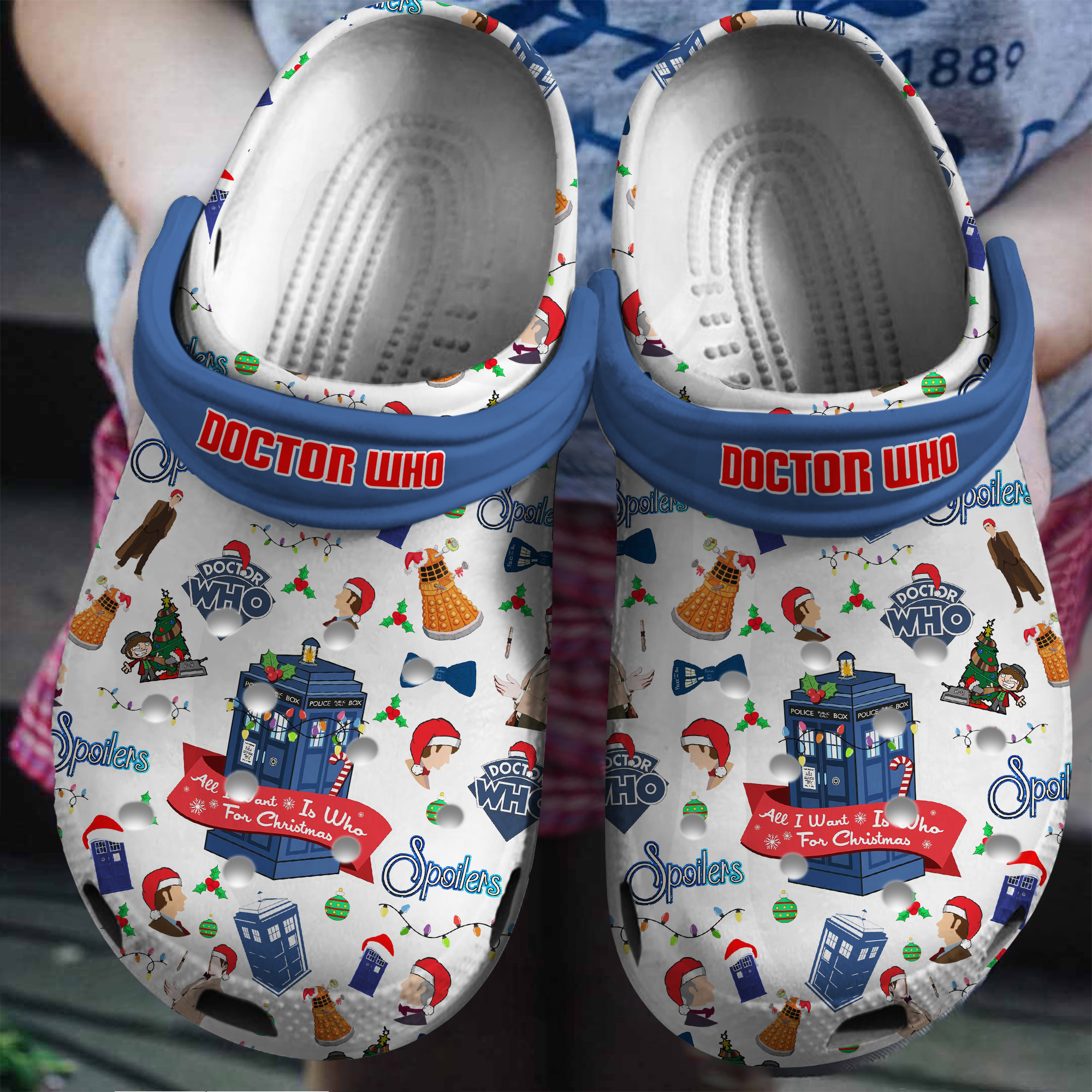 Doctor Who TV Series Crocs Crocband Clogs Shoes Comfortable For Men Women and Kids